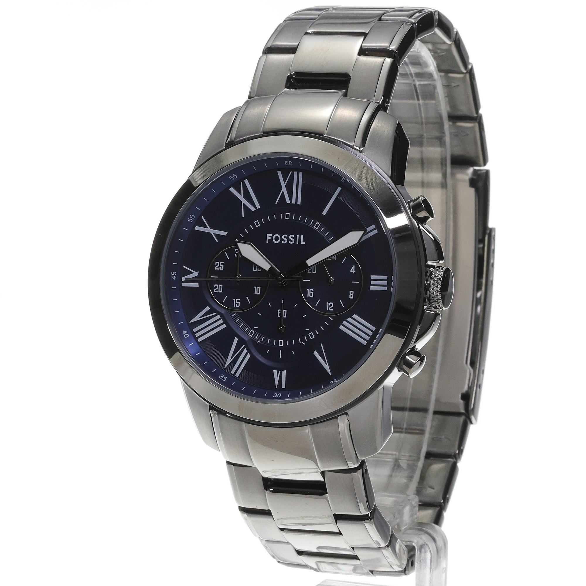 Fossil FS6133 Grant Chronograph Neutra klasyczny zegarek szary