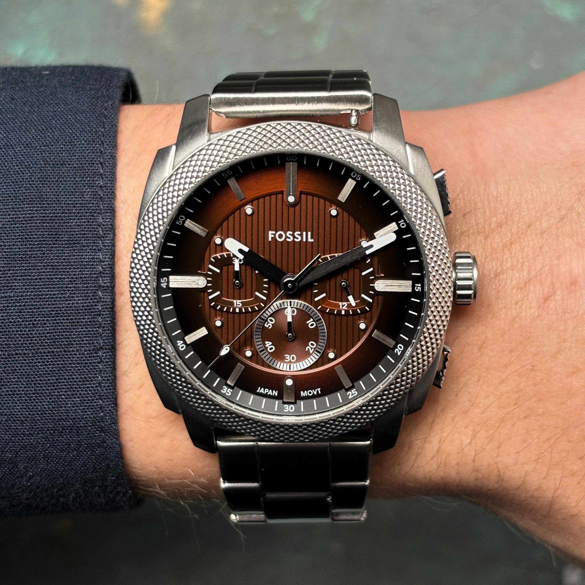 Fossil FS6144 zegarek męski sportowy Machine bransoleta