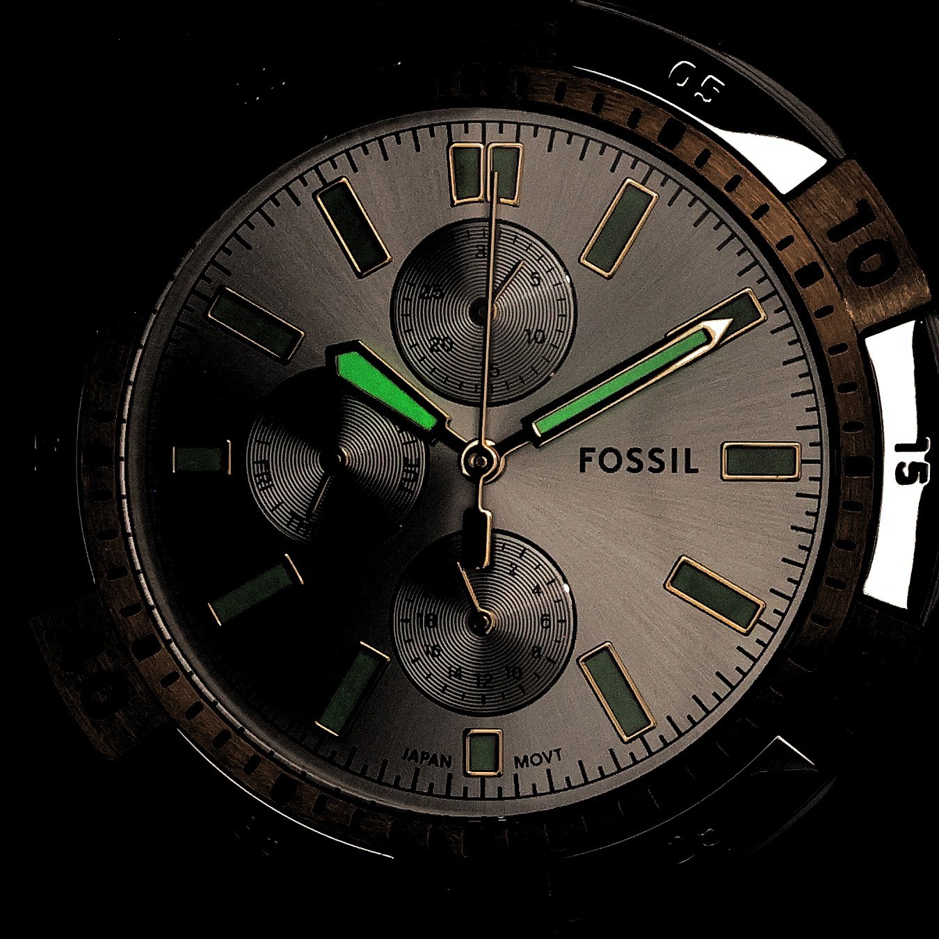 Fossil FS6148 Garrett Fossil fashion-modowy zegarek srebrny