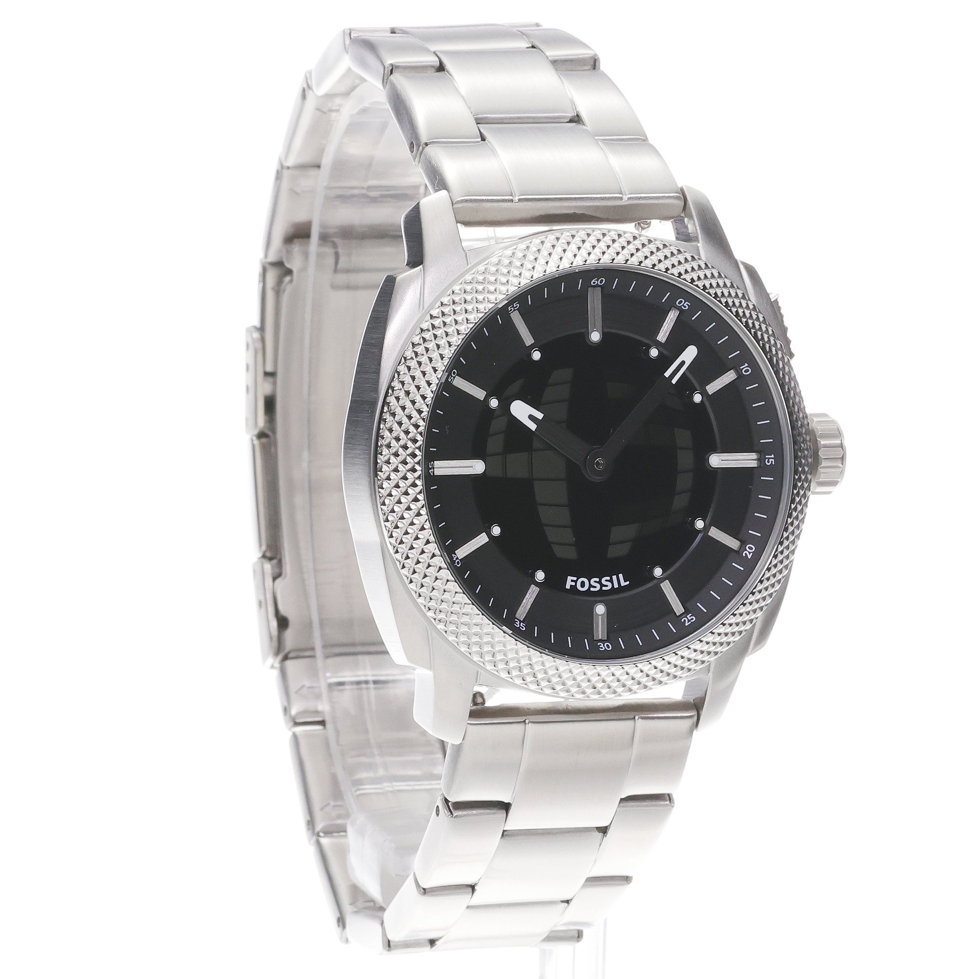 Fossil FS6155 Machine Męskie fashion-modowy zegarek srebrny - miniatura 3