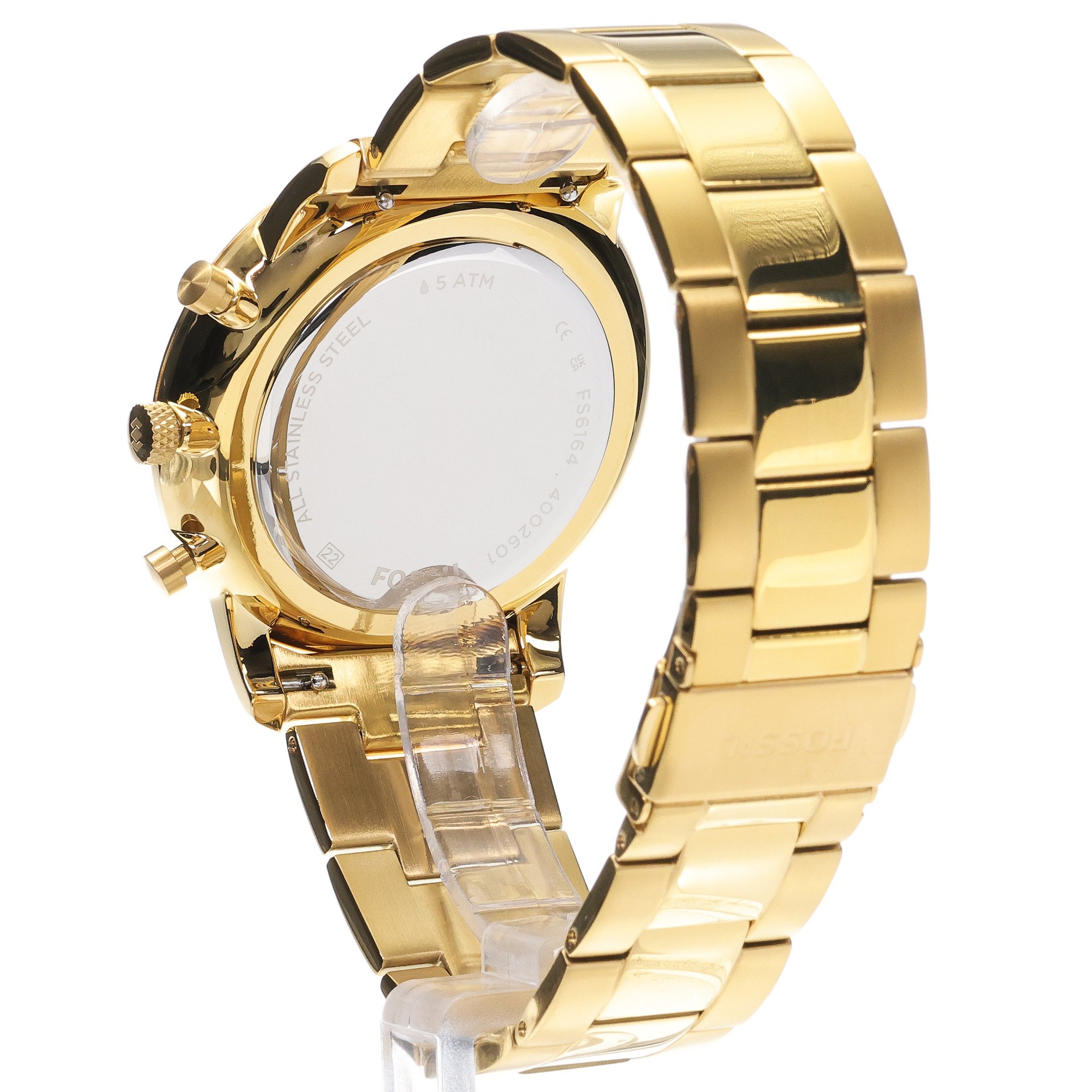 Fossil FS6164 Neutra Męskie klasyczny zegarek złoty - miniatura 4