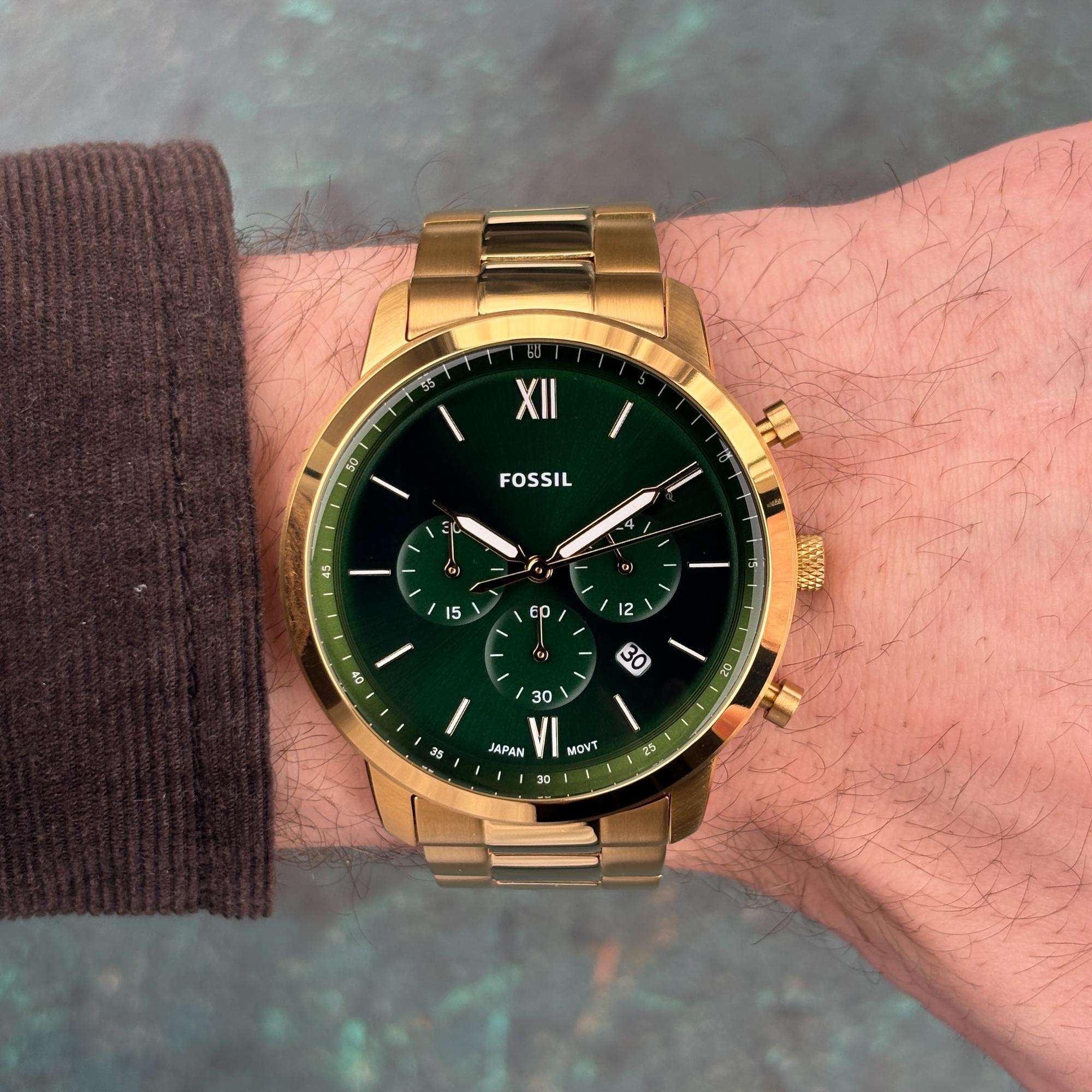 Fossil FS6164 zegarek męski Męskie złoty - miniatura 12