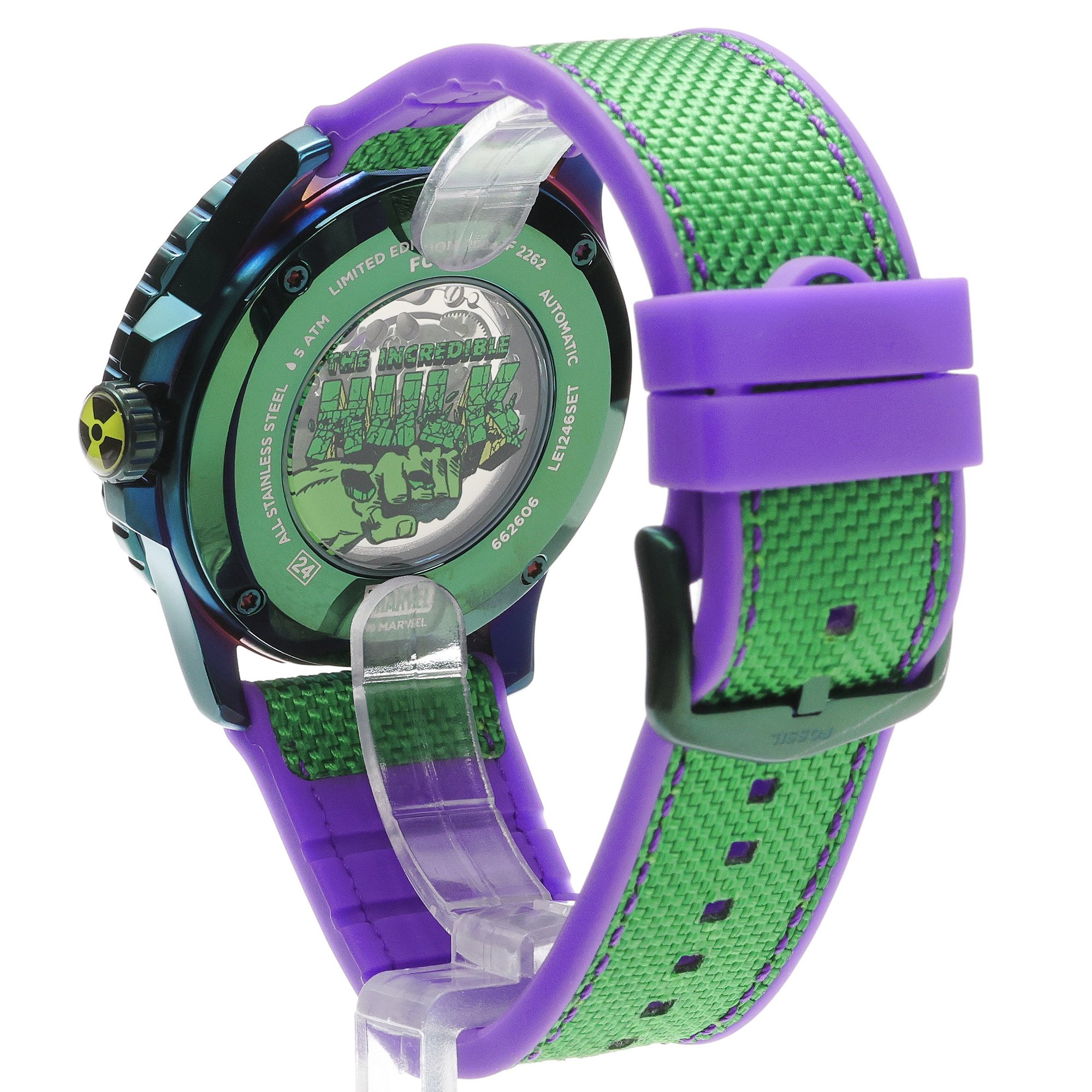 Fossil LE1246SET zegarek męski Fossil zielony