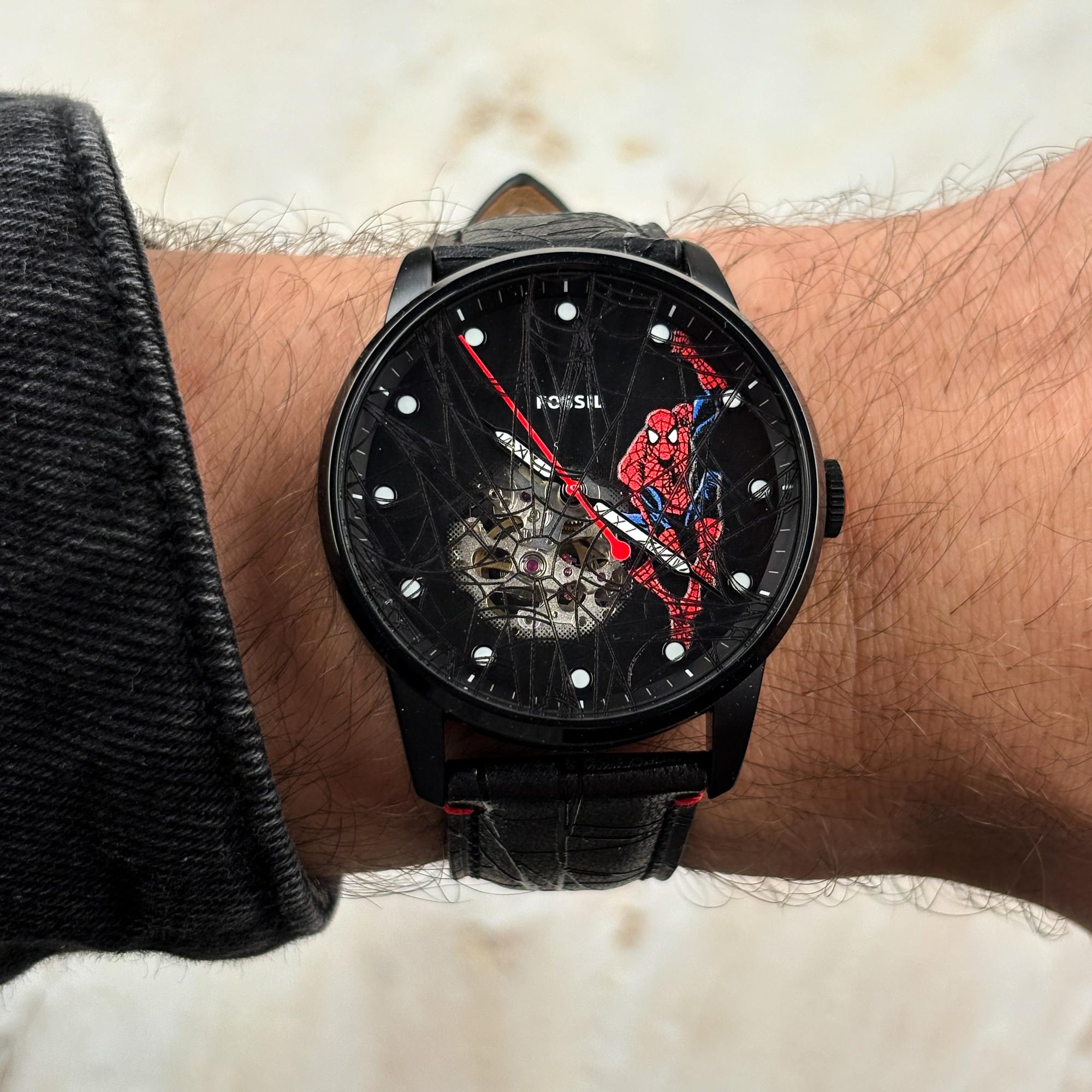 Fossil LE1247SET Fossil Marvel x Fossil Limited-Edition Spider-Man Automatic pasek - miniatura 14