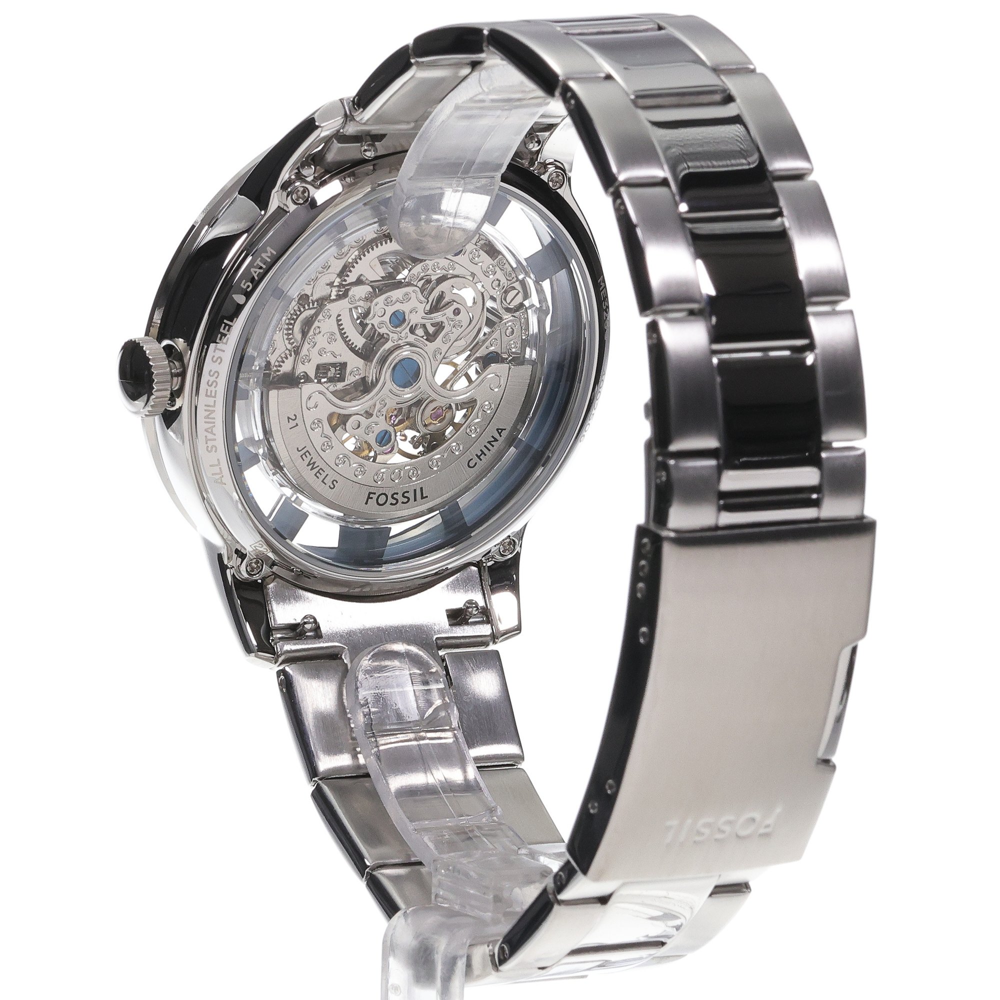 Fossil ME3260 Townsman TOWNSMAN AUTOMATIC Stainless Steel 44mm zegarek męski klasyczny mineralne