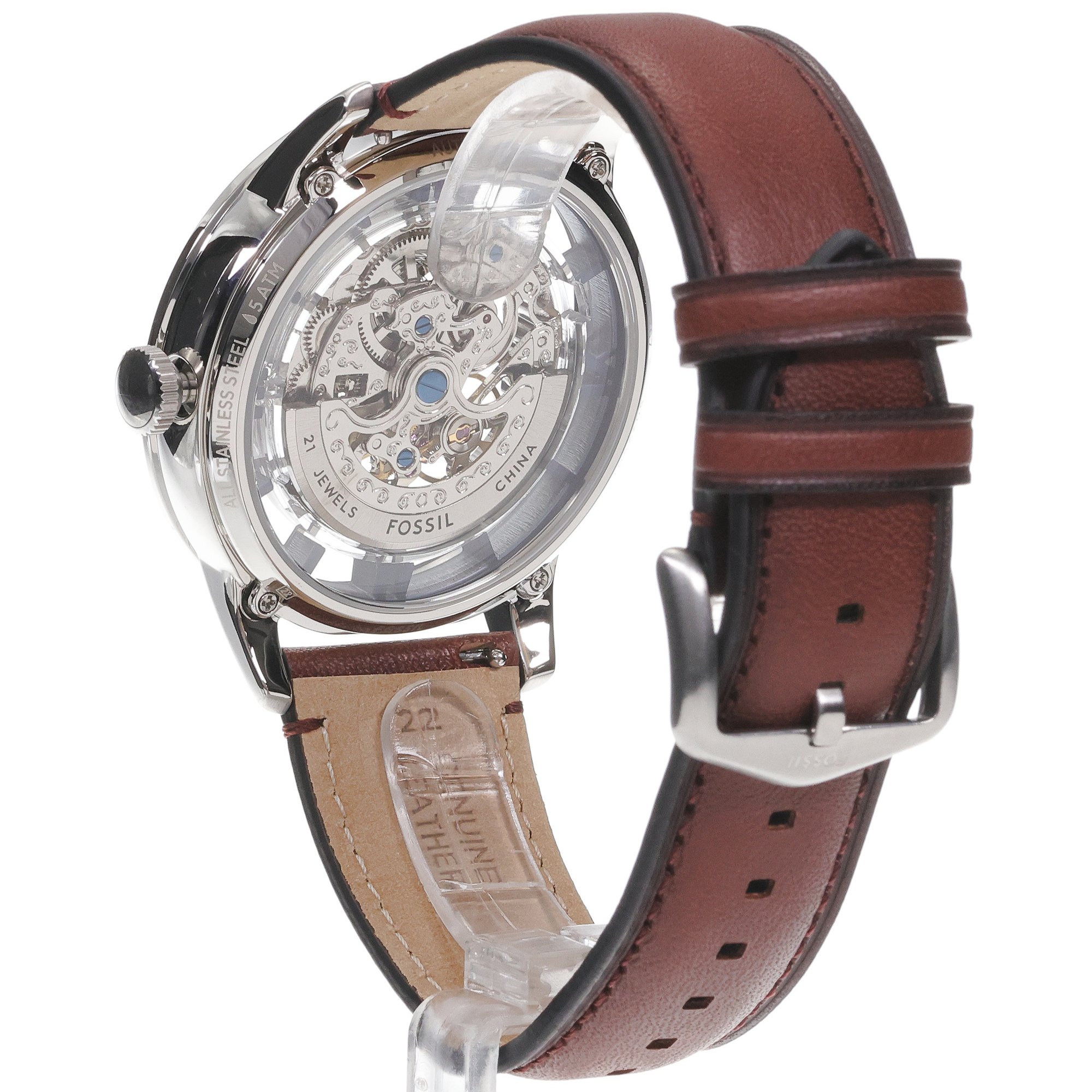 Fossil ME3267 Townsman Townsman Automatic zegarek męski klasyczny mineralne - miniatura 4