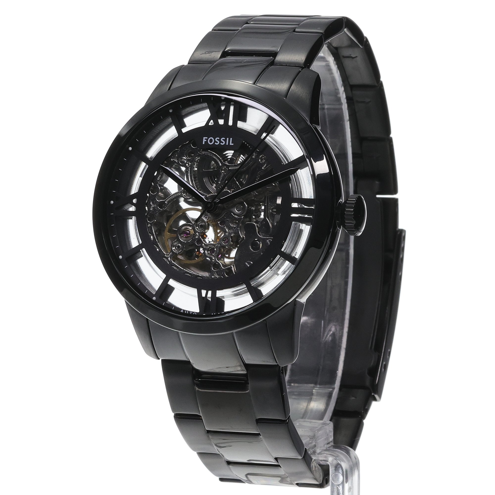 Fossil ME3269 Automatic Townsman klasyczny zegarek czarny - miniatura 3