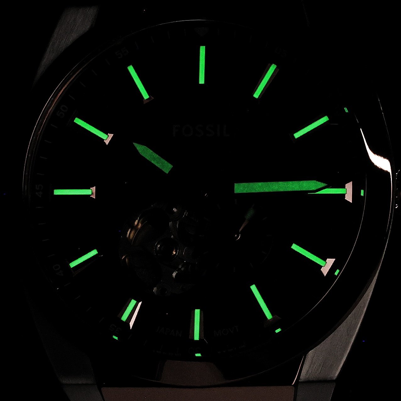 Fossil ME3277 EVERETT AUTOMATIC Męskie klasyczny zegarek srebrny - miniatura 5