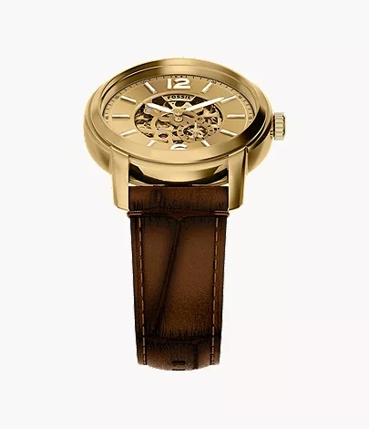 Fossil ME3279 zegarek złoty klasyczny Męskie pasek - miniatura 9