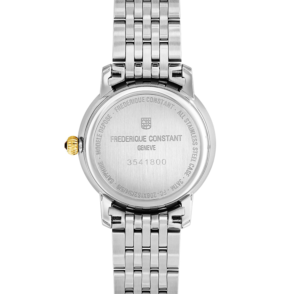 Frederique Constant FC-206MPWD1S3B damski zegarek Slimline bransoleta - miniatura 3