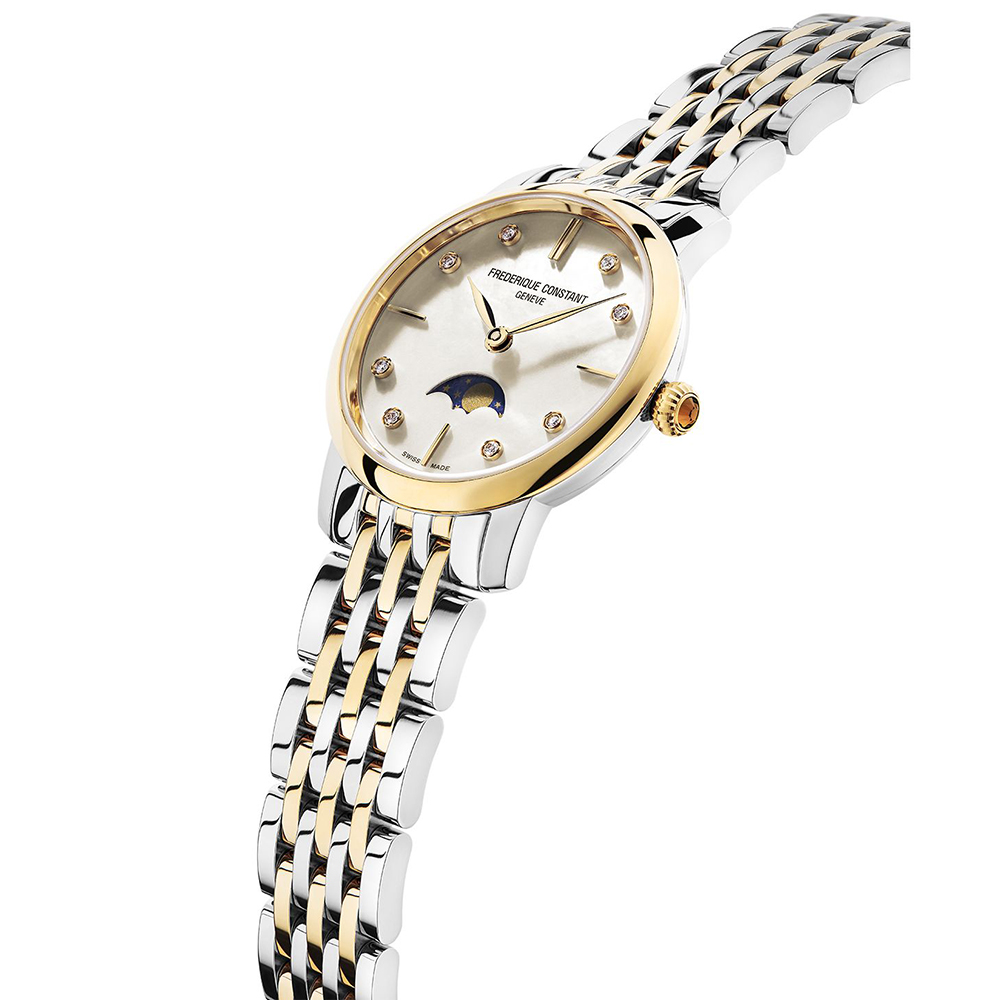 Frederique Constant FC-206MPWD1S3B zegarek damski Slimline - miniatura 2