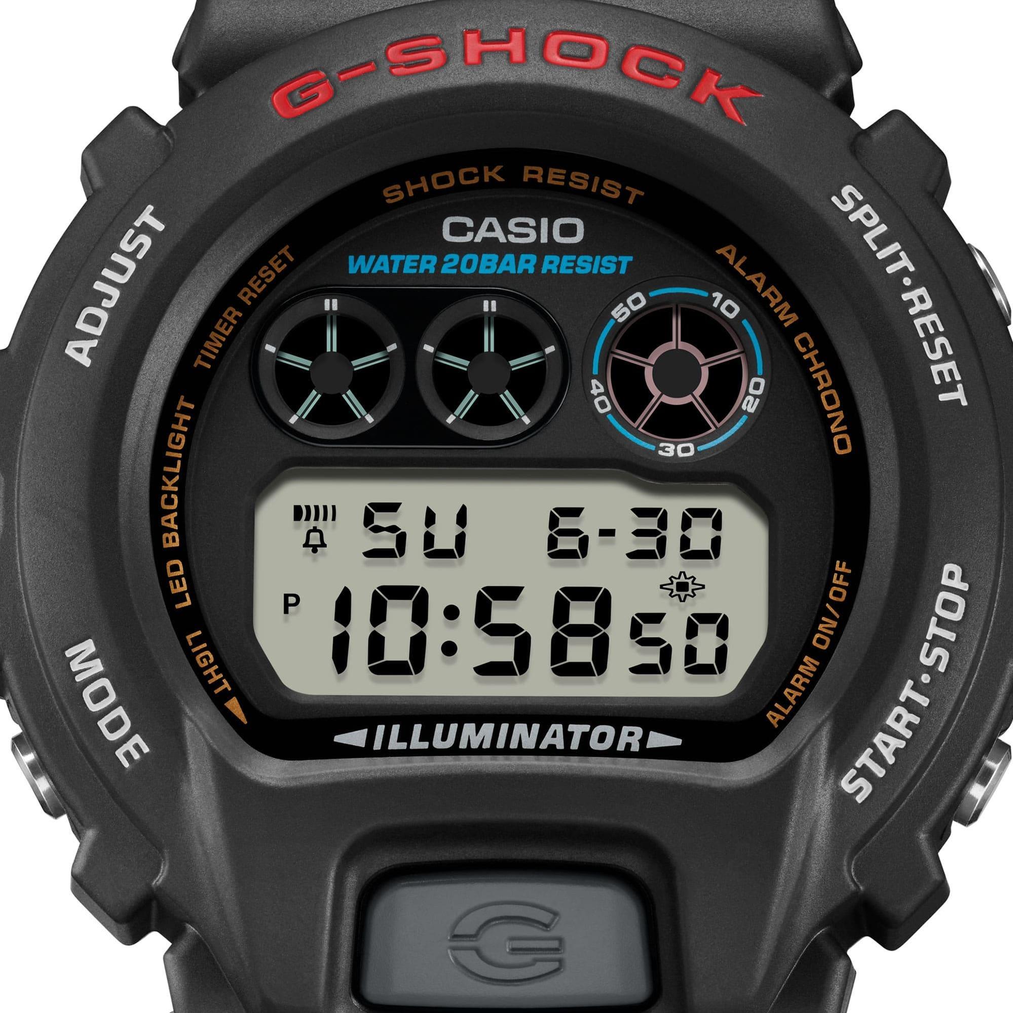 G-SHOCK DW-6900U-1ER zegarek czarny sportowy G-SHOCK pasek - miniatura 6