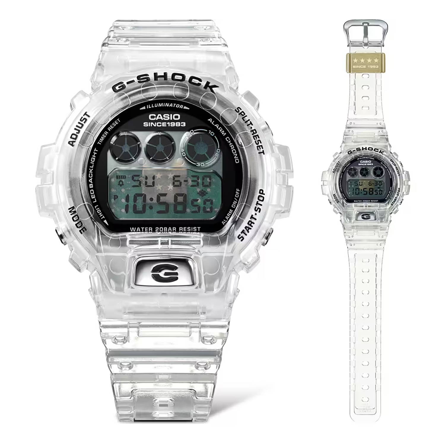 G-SHOCK DW-6940RX-7ER męski zegarek G-SHOCK pasek