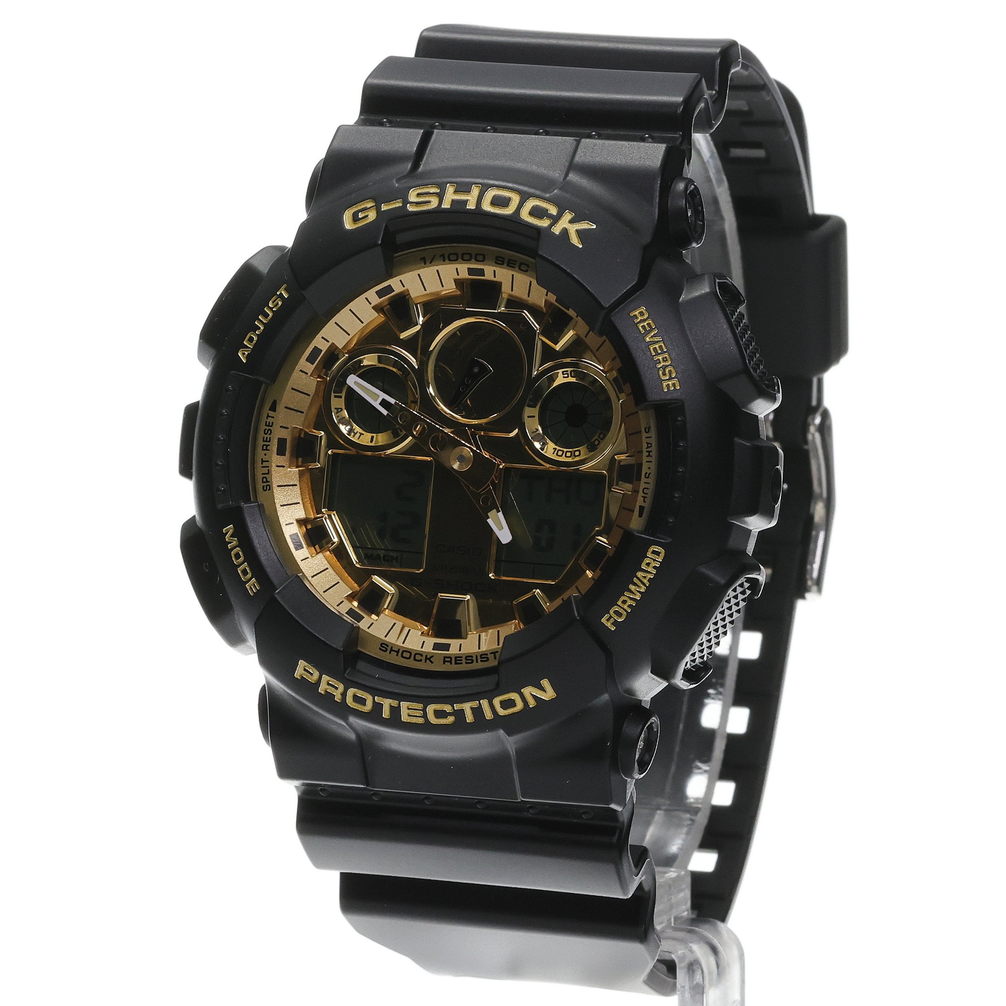 G-SHOCK GA-100GGB-1A9ER zegarek czarny sportowy G-SHOCK Original pasek - miniatura 2