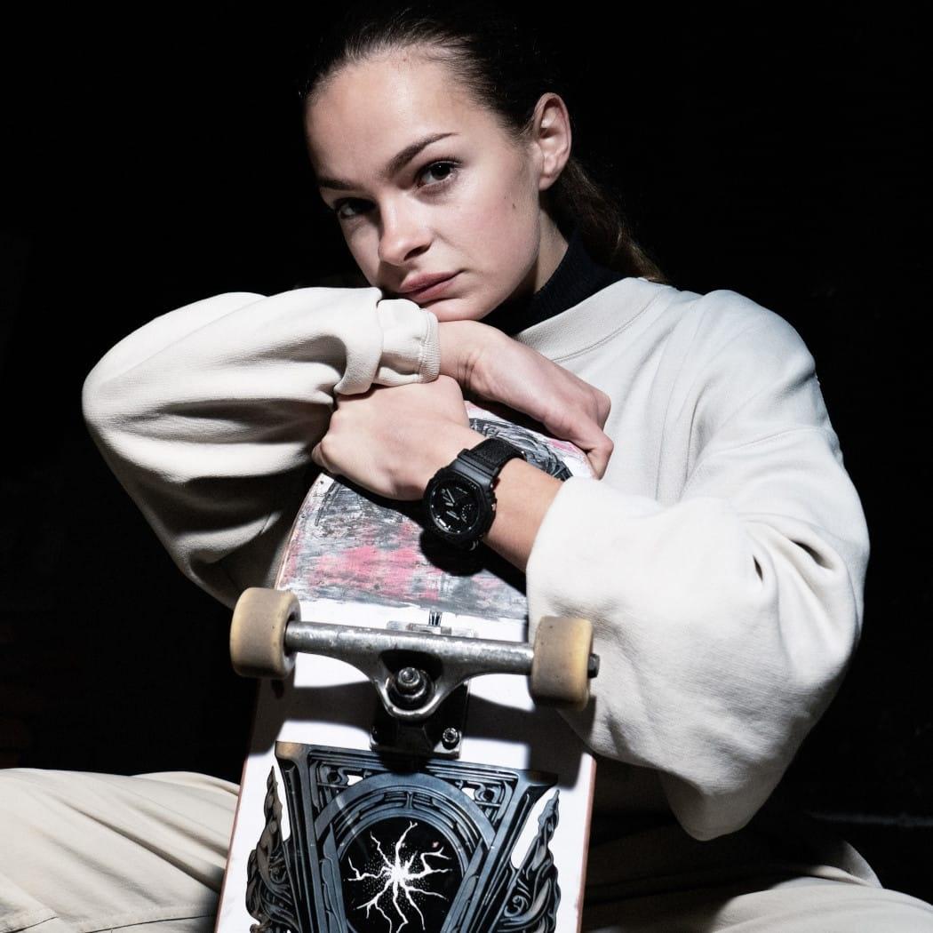 G-SHOCK GA-2100BCE-1AER UTILITY BLACK zegarek sportowy G-SHOCK Original - miniatura 4