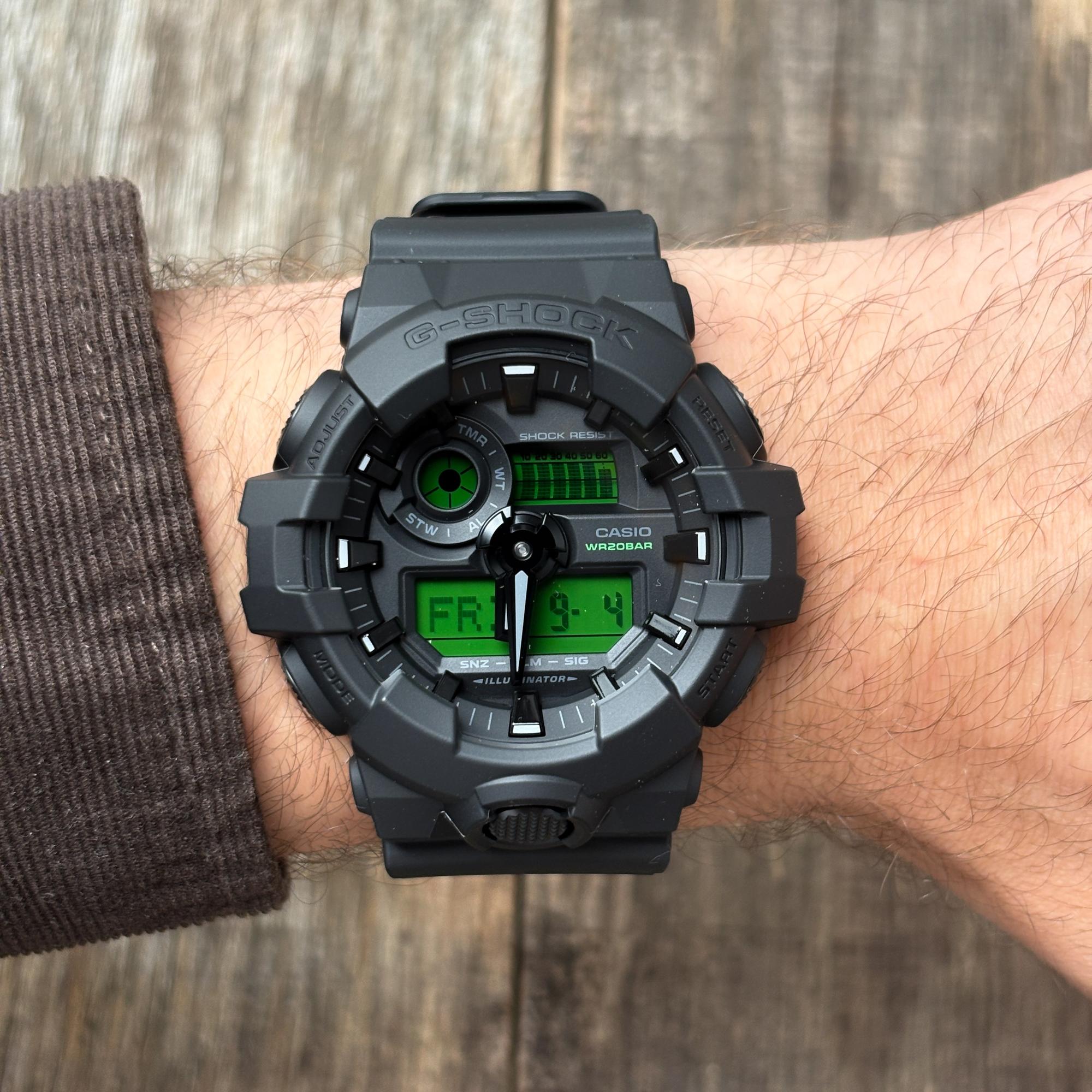 G-SHOCK GA-700BEG-1AER zegarek męski G-SHOCK Original czarny - miniatura 12