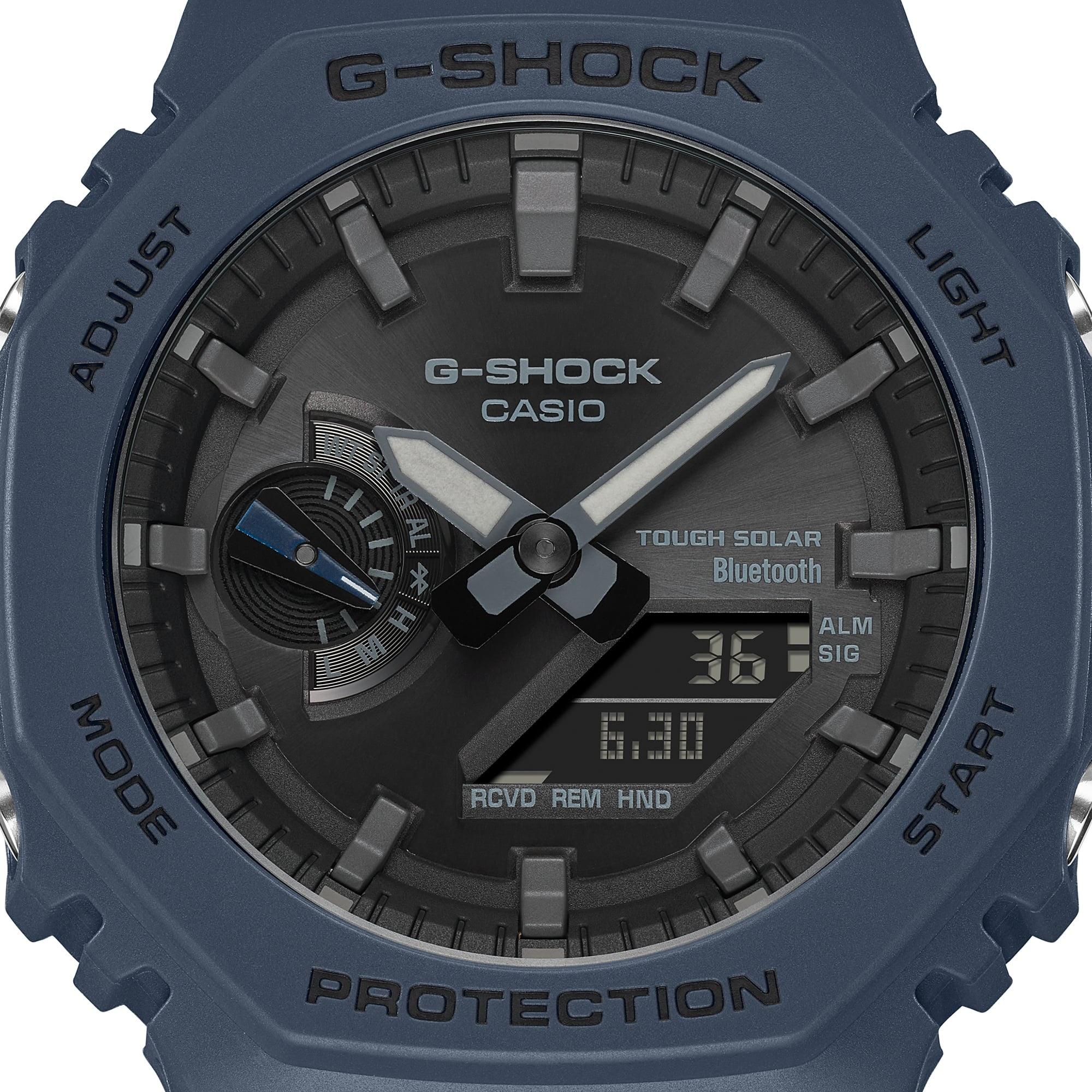 G-SHOCK GA-B2100-2AER Octagon Blue CasiOak Solar Bluetooth Carbon Core Guard zegarek sportowy G-SHOCK Original - miniatura 5