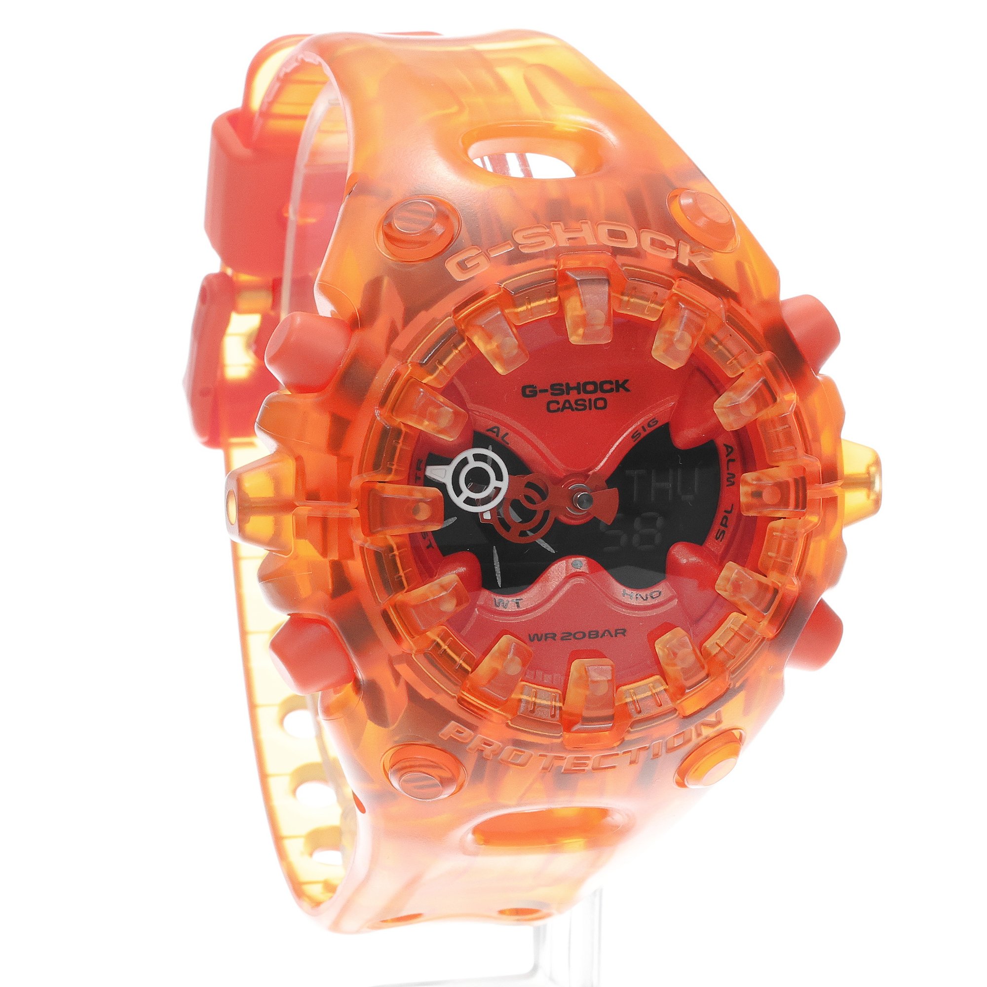 G-SHOCK GA-V01SKE-4AER zegarek pomarańczowy sportowy G-SHOCK pasek - miniatura 3