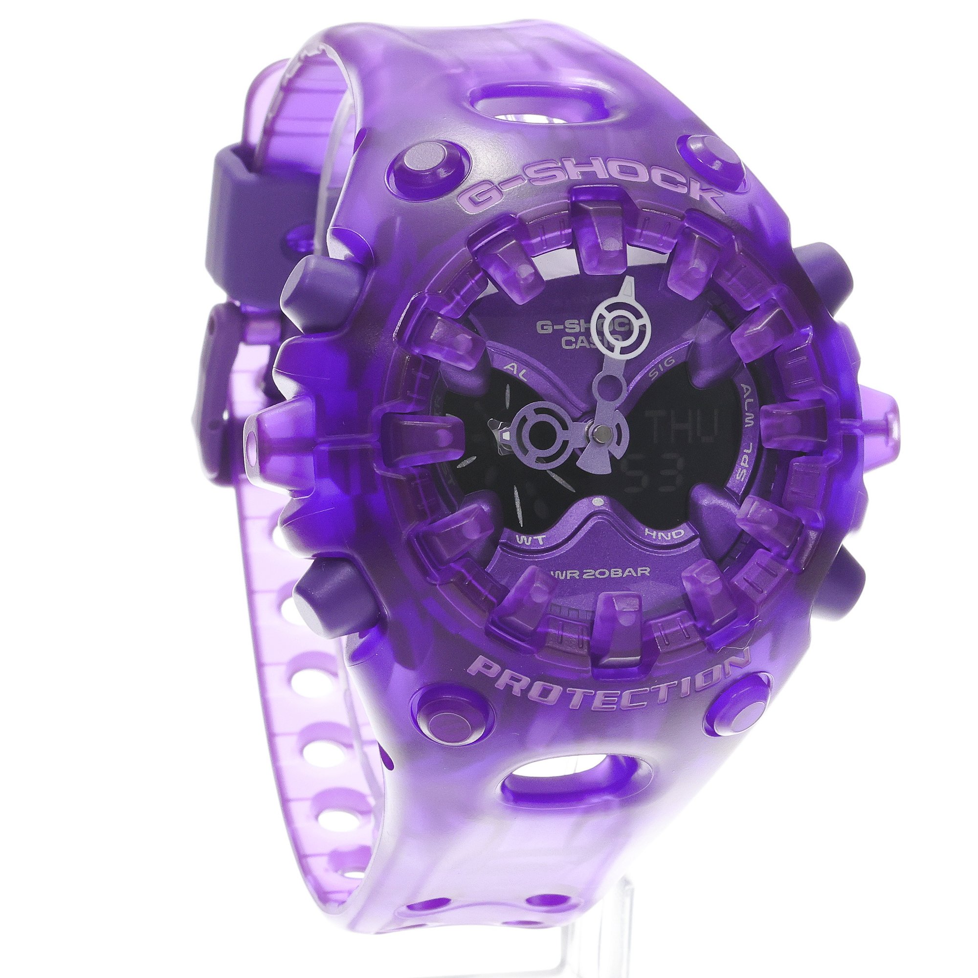 G-SHOCK GA-V01SKE-6AER zegarek fioletowy sportowy G-SHOCK pasek - miniatura 3
