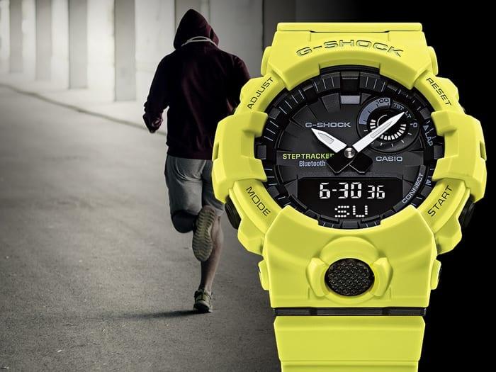 G-SHOCK GBA-800-9AER zegarek japońskie G-SHOCK G-SQUAD