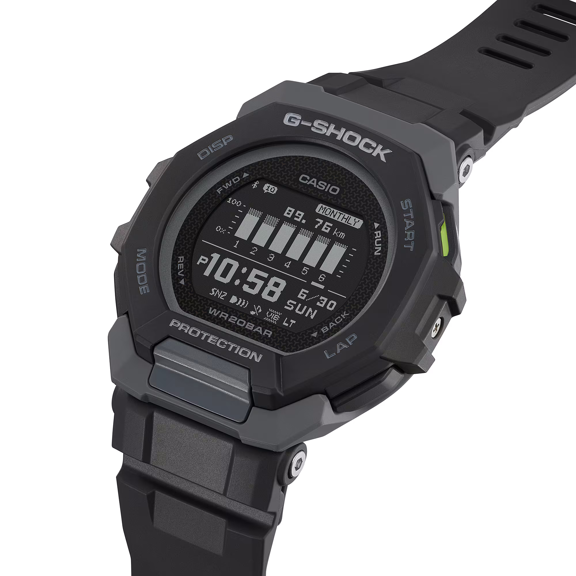 G-SHOCK GBD-300-1ER G-SHOCK G-SQUAD zegarek męski sportowy mineralne