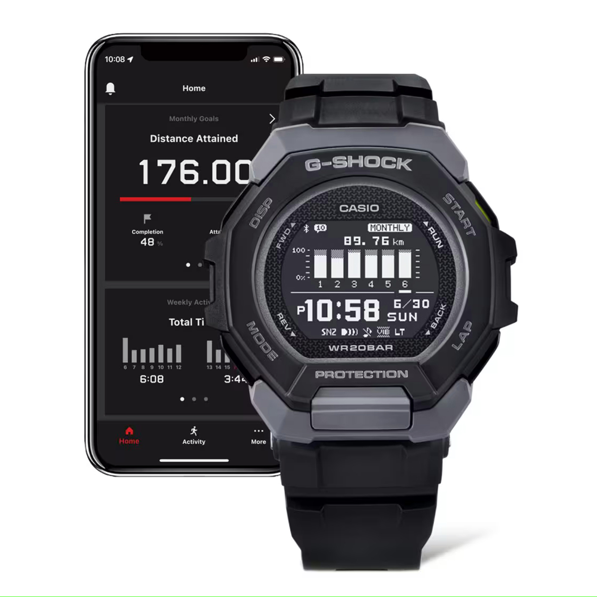 G-SHOCK GBD-300-1ER zegarek japońskie G-SHOCK G-SQUAD