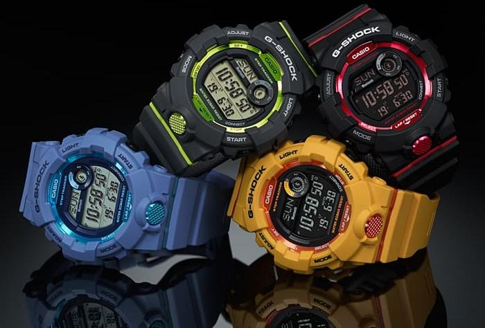 G-SHOCK GBD-800-8ER zegarek męski G-SHOCK G-SQUAD szary