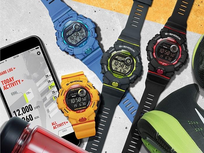 G-SHOCK GBD-800-8ER zegarek męski G-SHOCK G-SQUAD szary