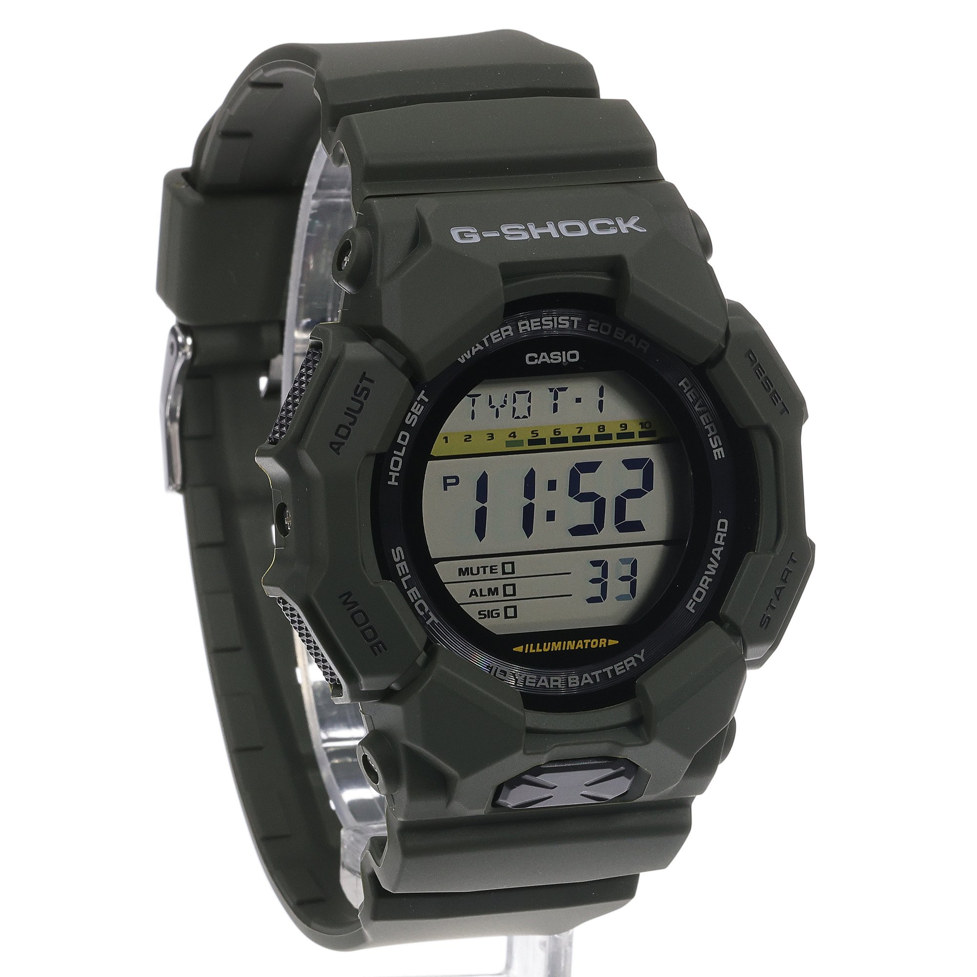 G-SHOCK GD-010-3ER G-SHOCK Original sportowy zegarek zielony - miniatura 9