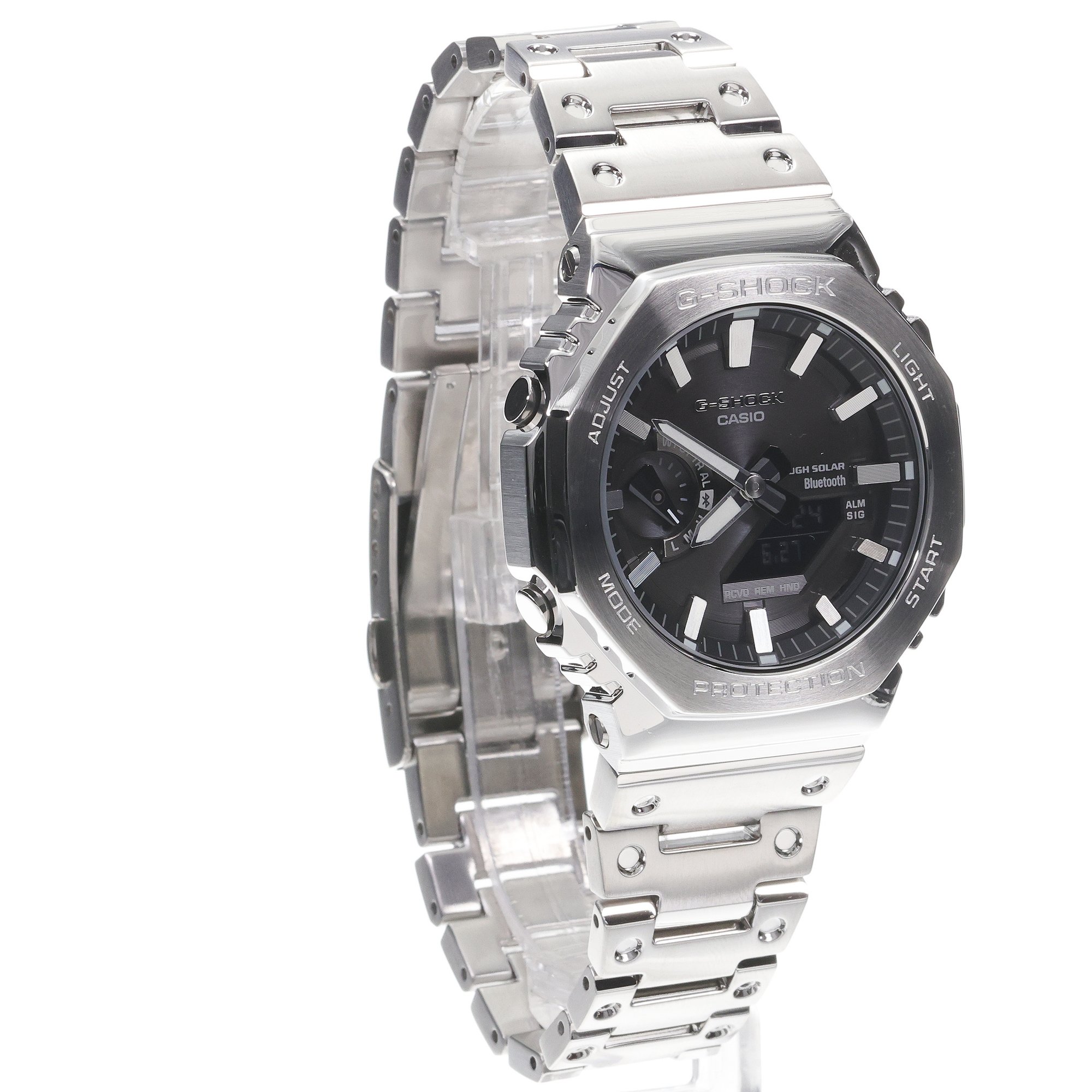 G-SHOCK GM-B2100SD-1AER 2100 Series G-SHOCK G-STEEL sportowy zegarek srebrny