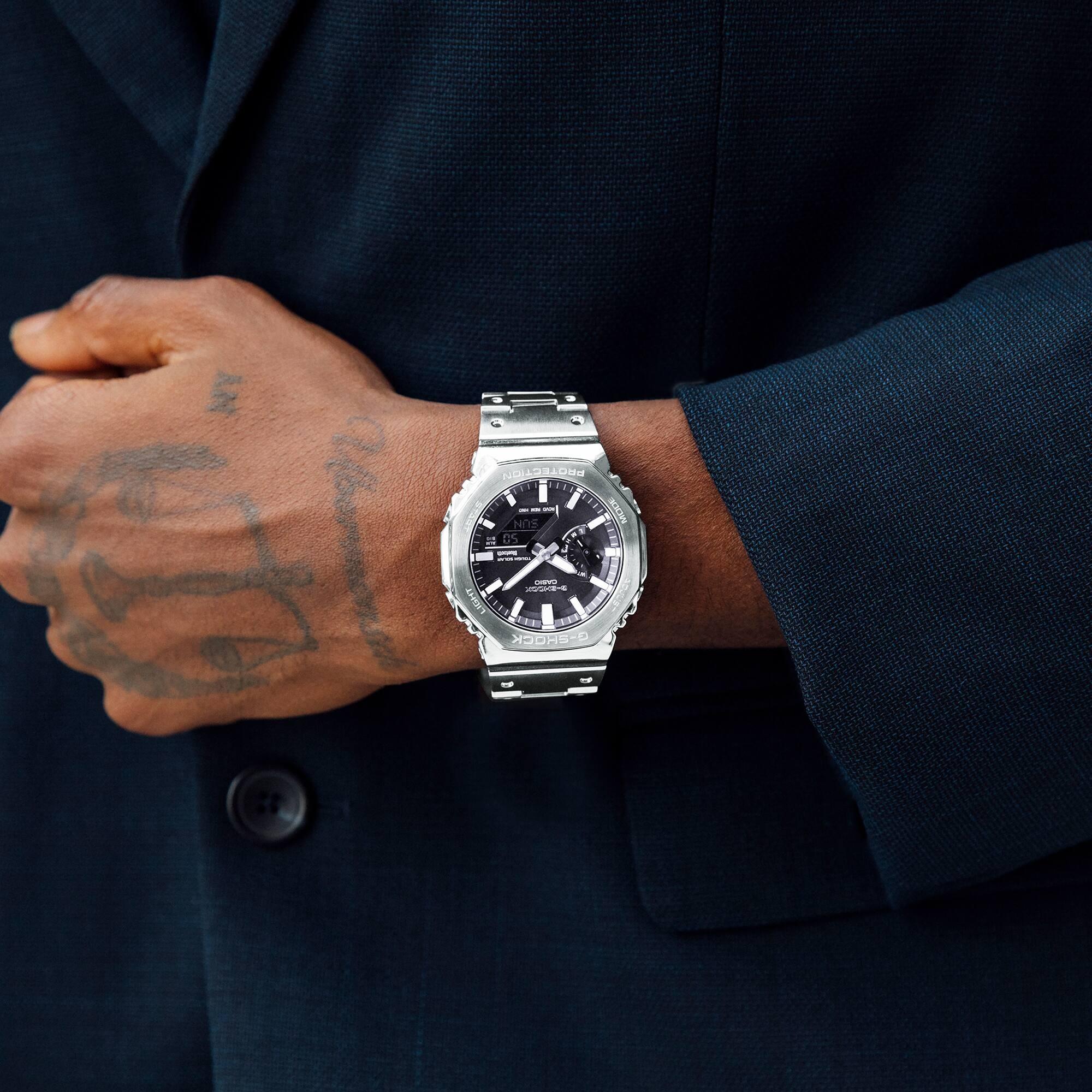 G-SHOCK GM-B2100SD-1AER zegarek japońskie G-SHOCK G-STEEL
