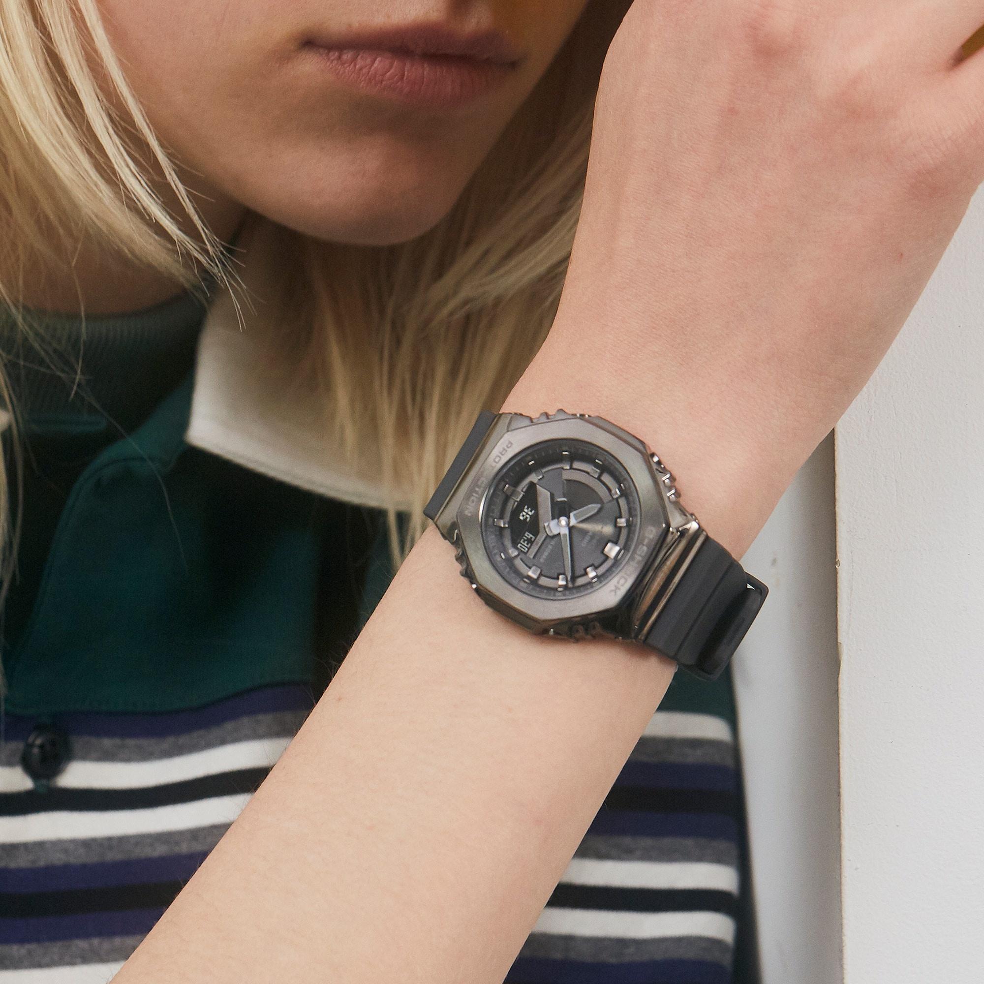 G-SHOCK GM-S2100B-8AER G-SHOCK WOMEN G-SHOCK sportowy zegarek czarny - miniatura 9