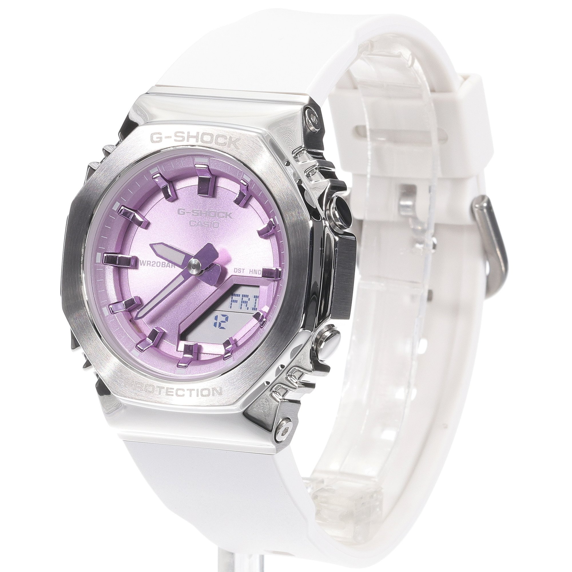 G-SHOCK GM-S2110-7A6ER GM-S2110 -7A6ER G-SHOCK Original sportowy zegarek srebrny - miniatura 2