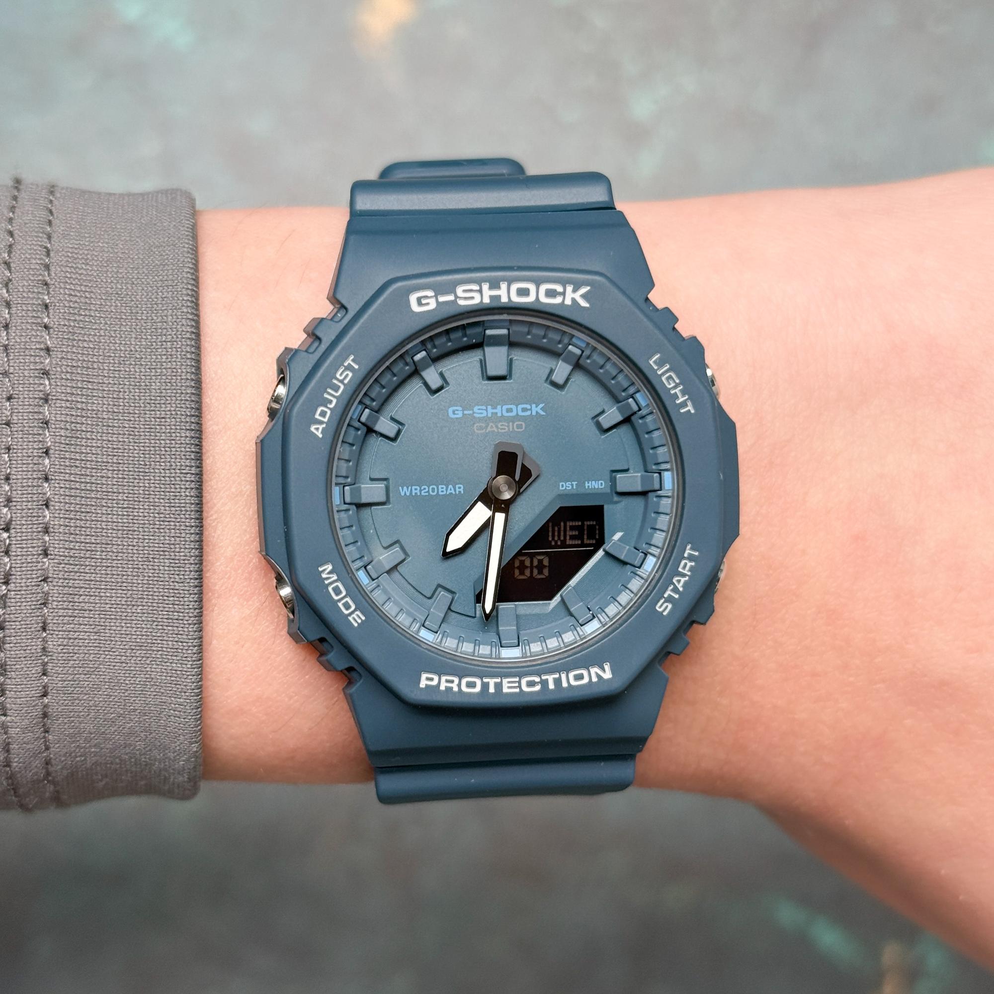 G-SHOCK GMA-P2100BA-2AER zegarek dla dzieci sportowy G-SHOCK Original pasek