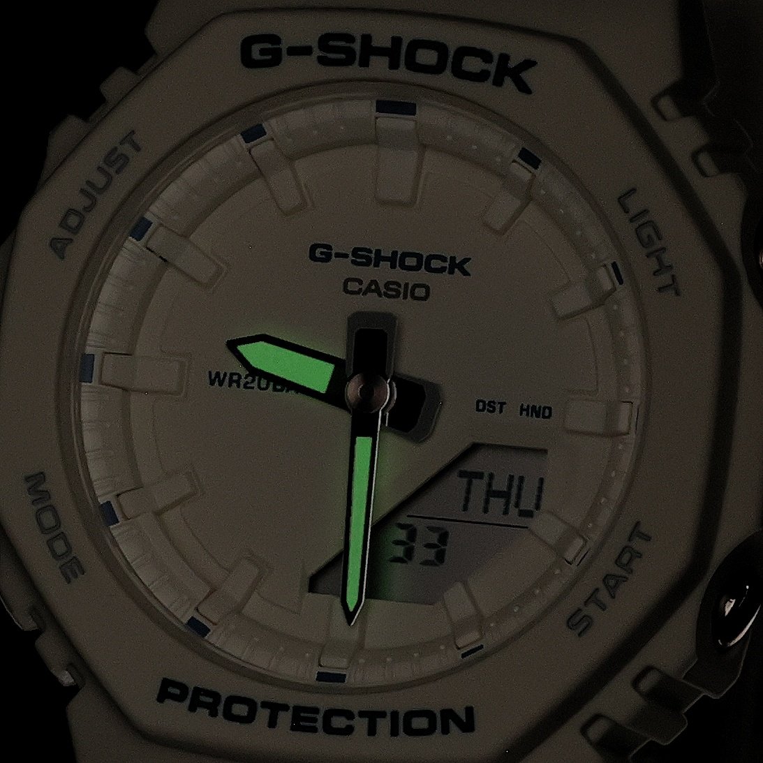 G-SHOCK GMA-P2100BA-7AER G-SHOCK Original sportowy zegarek beżowy - miniatura 5