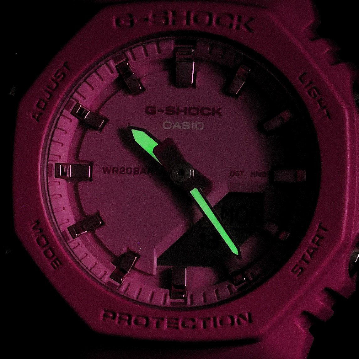 G-SHOCK GMA-P2100PP-4AER G-SHOCK Original sportowy zegarek różowy