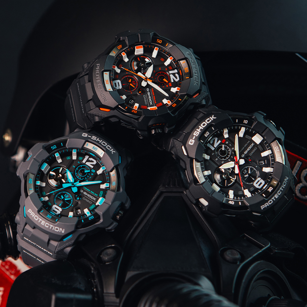G-SHOCK GR-B300-8A2ER G-SHOCK Master of G GRAVITYMASTER TOUGH SOLAR BLUETOOTH zegarek męski sportowy mineralne