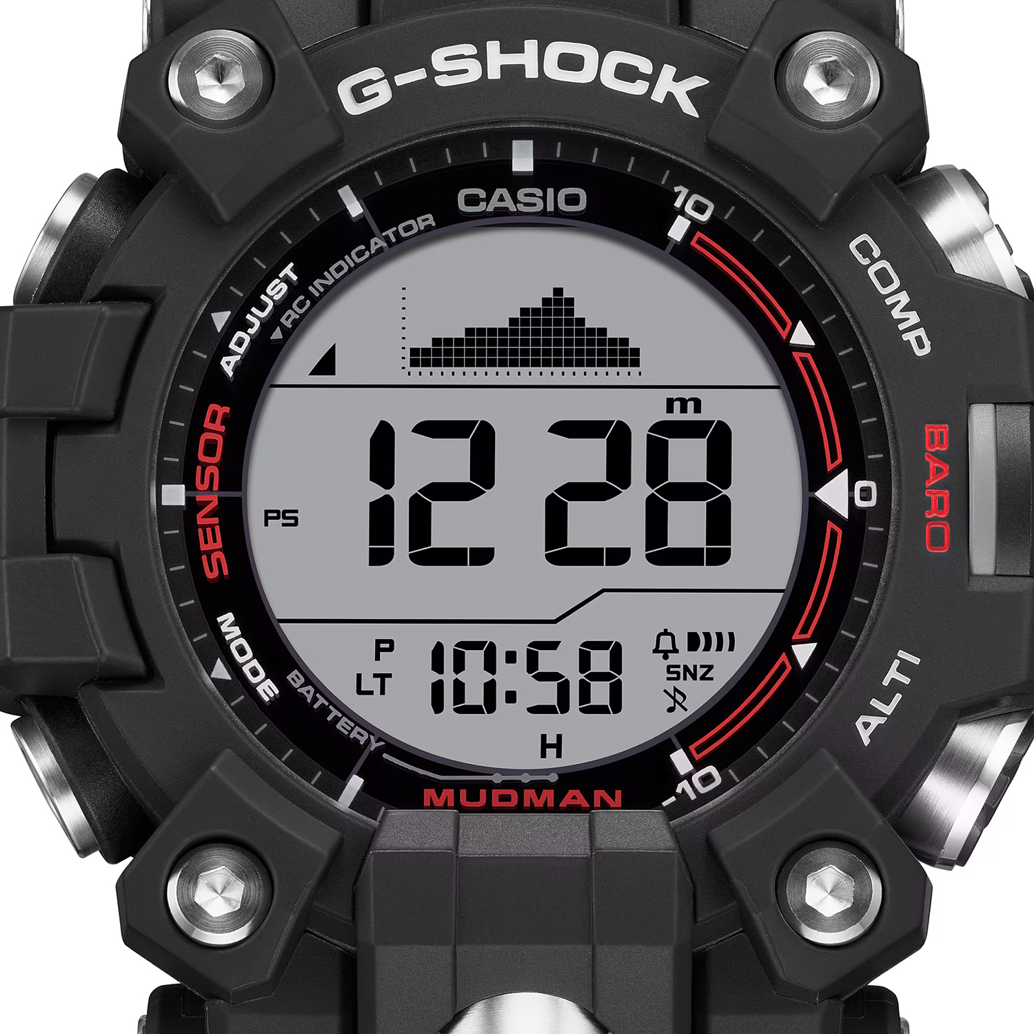 G-SHOCK GW-9500-1ER G-SHOCK Master of G sportowy zegarek zielony - miniatura 9