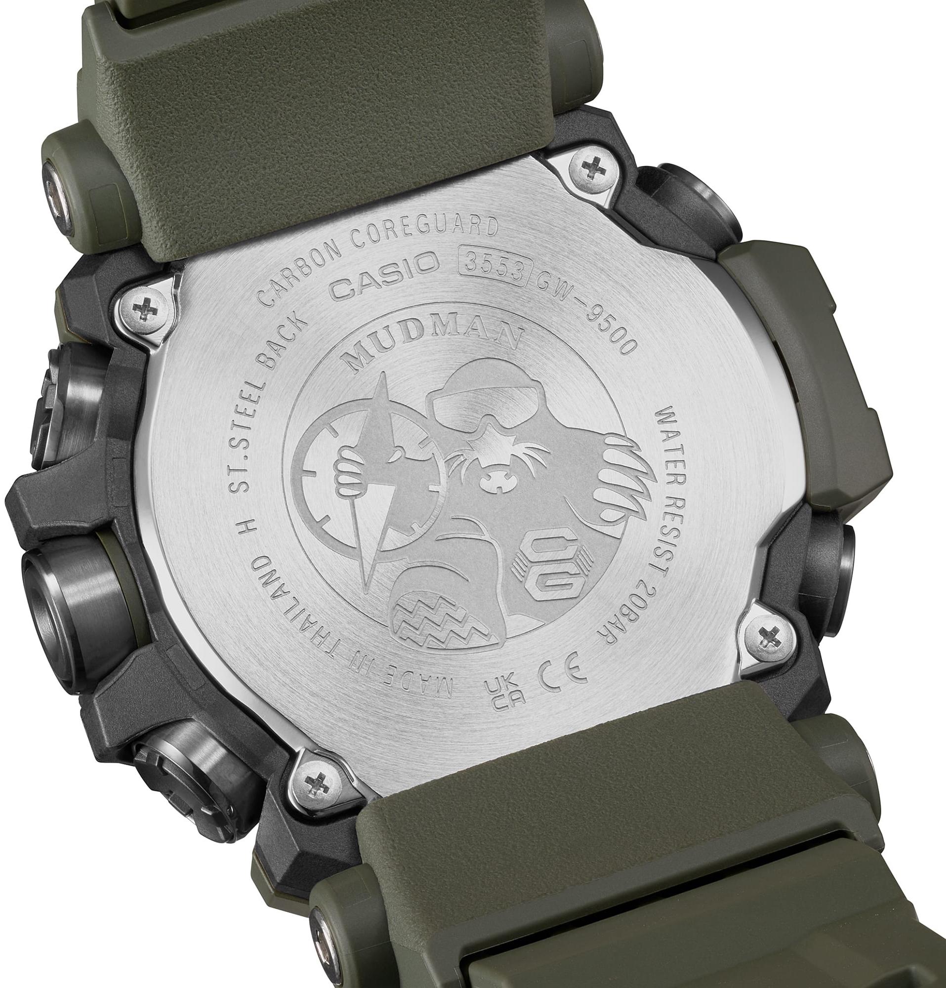 G-SHOCK GW-9500-3ER zegarek zielony sportowy G-SHOCK Master of G pasek - miniatura 8