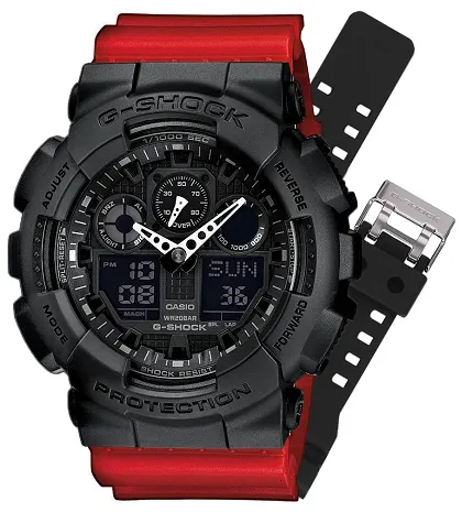 G-SHOCK SET GA-100-1A1ER + PASEK 10395226 G-SHOCK Original Big Bang - zdjęcie 1