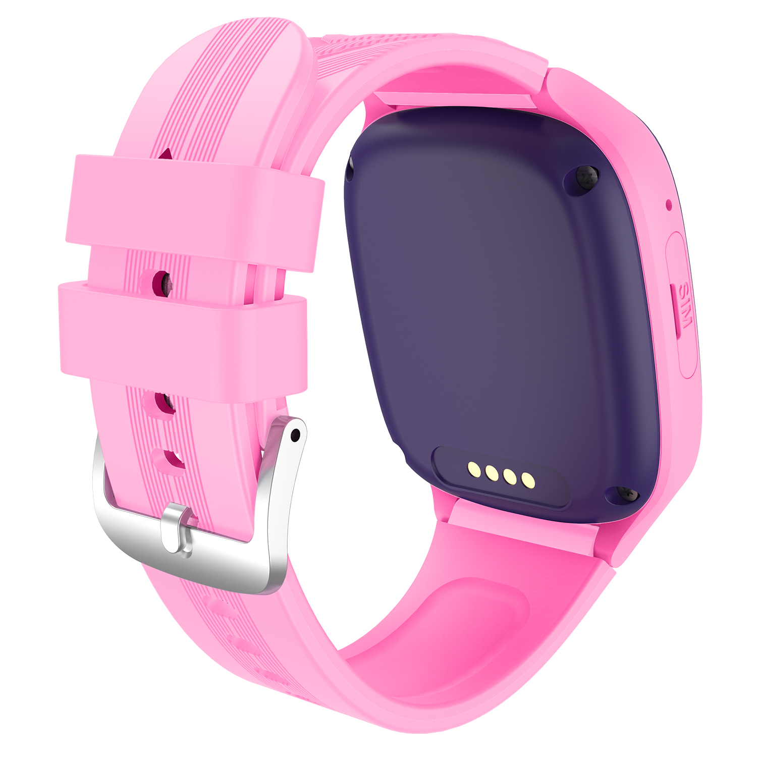Garett 5904238483862 Smartwatch Garett Kids Rock 4G RT Różowy zegarek sportowy Dla dzieci - miniatura 4