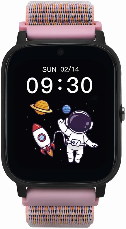 Garett 5904238484999 Dla dzieci Smartwatch Garett Kids Tech 4G Różowy Velcro - zdjęcie 1