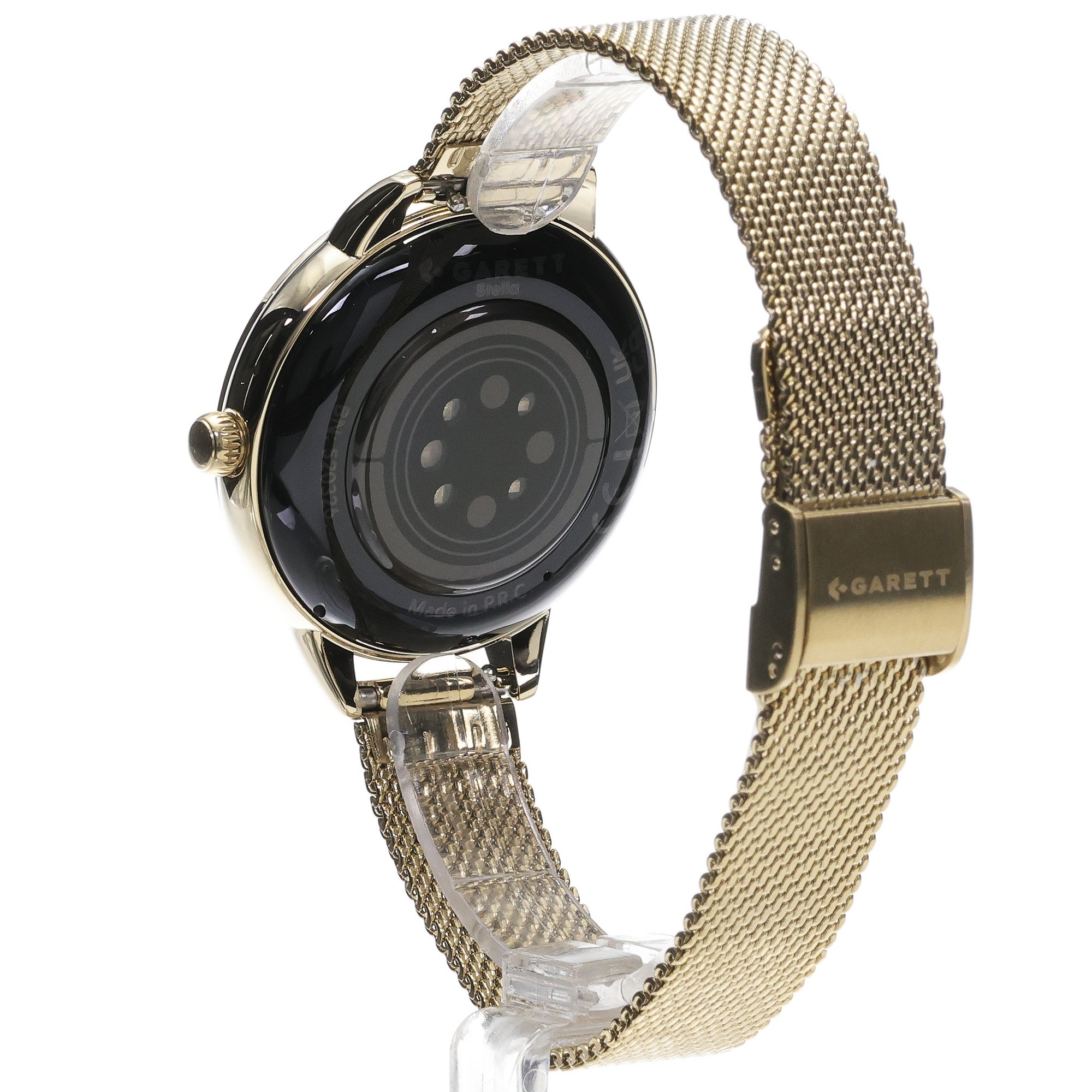 Garett 5904238485125 Damskie Smartwatch Garett Signature Stella Złoty Mesh bransoleta - miniatura 15