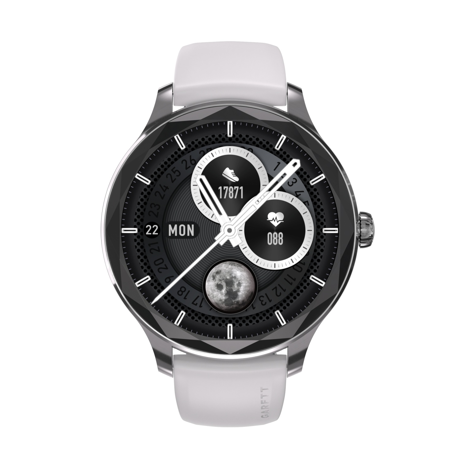 Garett 5904238486122 Smartwatch Garett Viva Srebrny Stalowy + Pasek zegarek sportowy Smartwatch