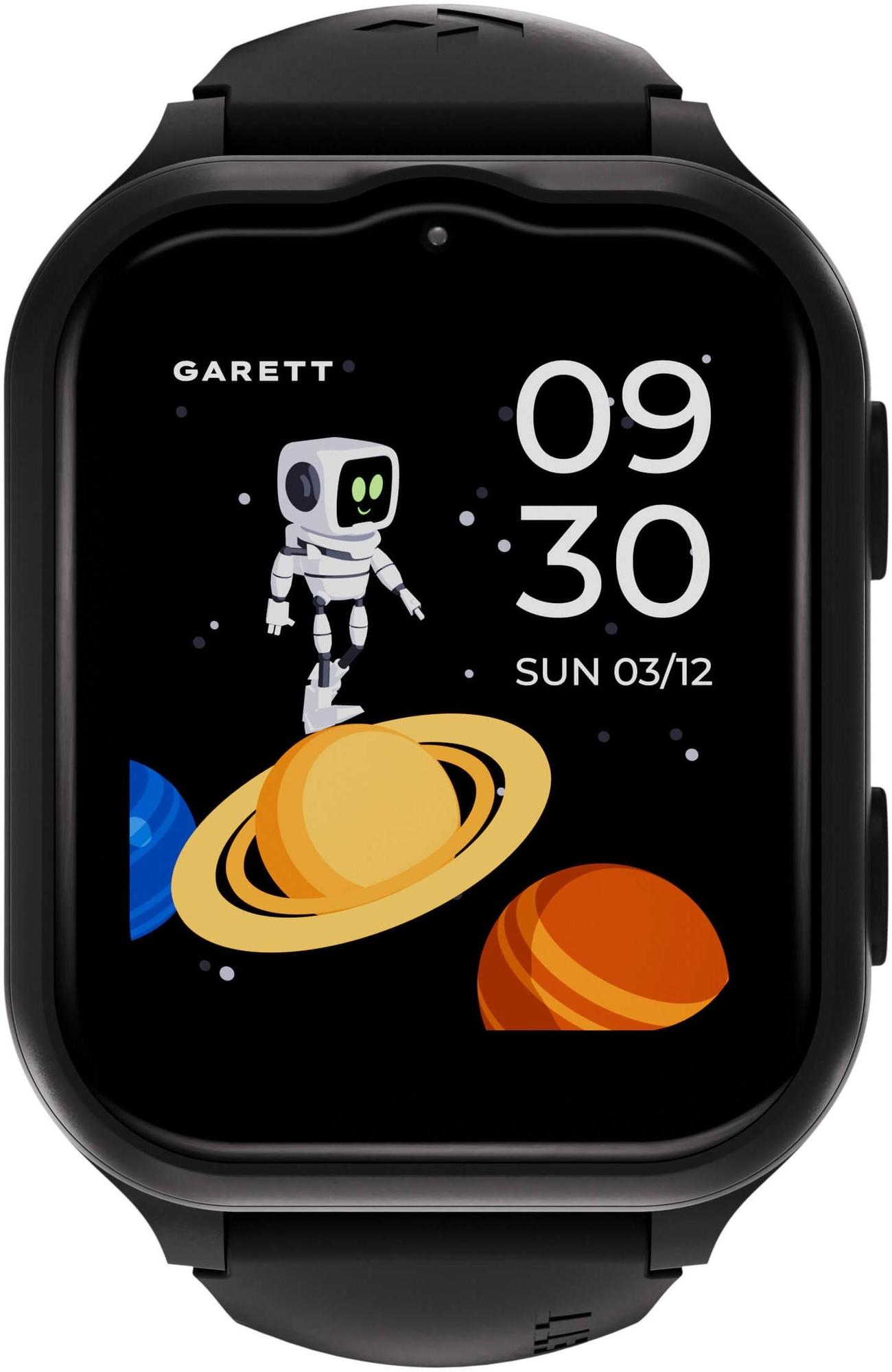 Garett 5904238486702-POWYSTAWOWY Dla dzieci Smartwatch Garett Kids eSIM 4G Czarny