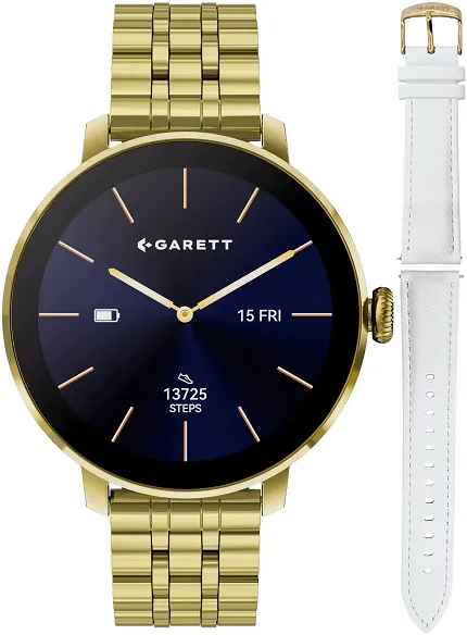 Garett 5904238487235 Garett Smartwatch Garett Muse Złoty Solid - zdjęcie 1