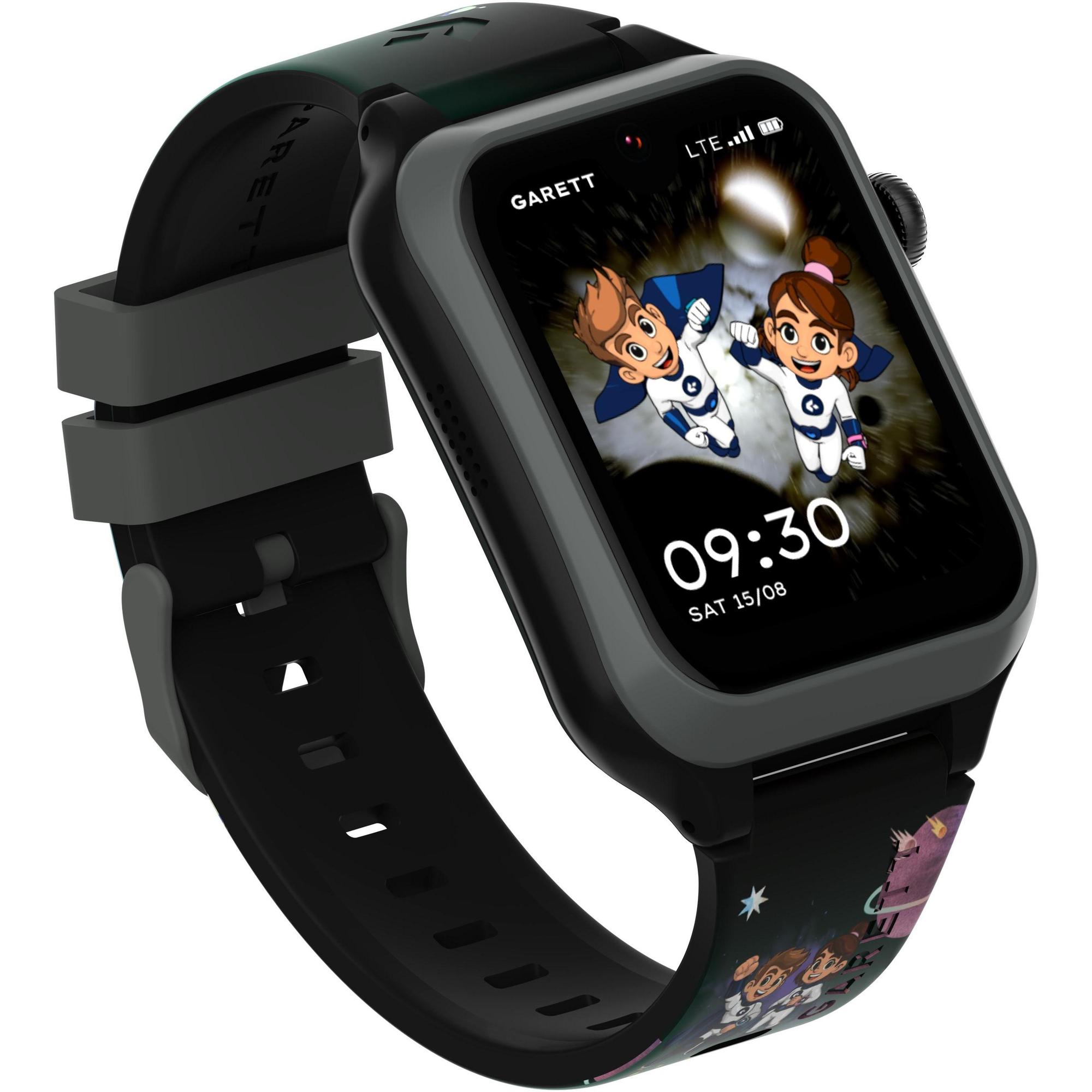 Garett 5904238487266-PAY Smartwatch Garett Kids Essa 2 AI 4G Czarny zestaw z Paskiem Garett Pay zegarek Dla dzieci