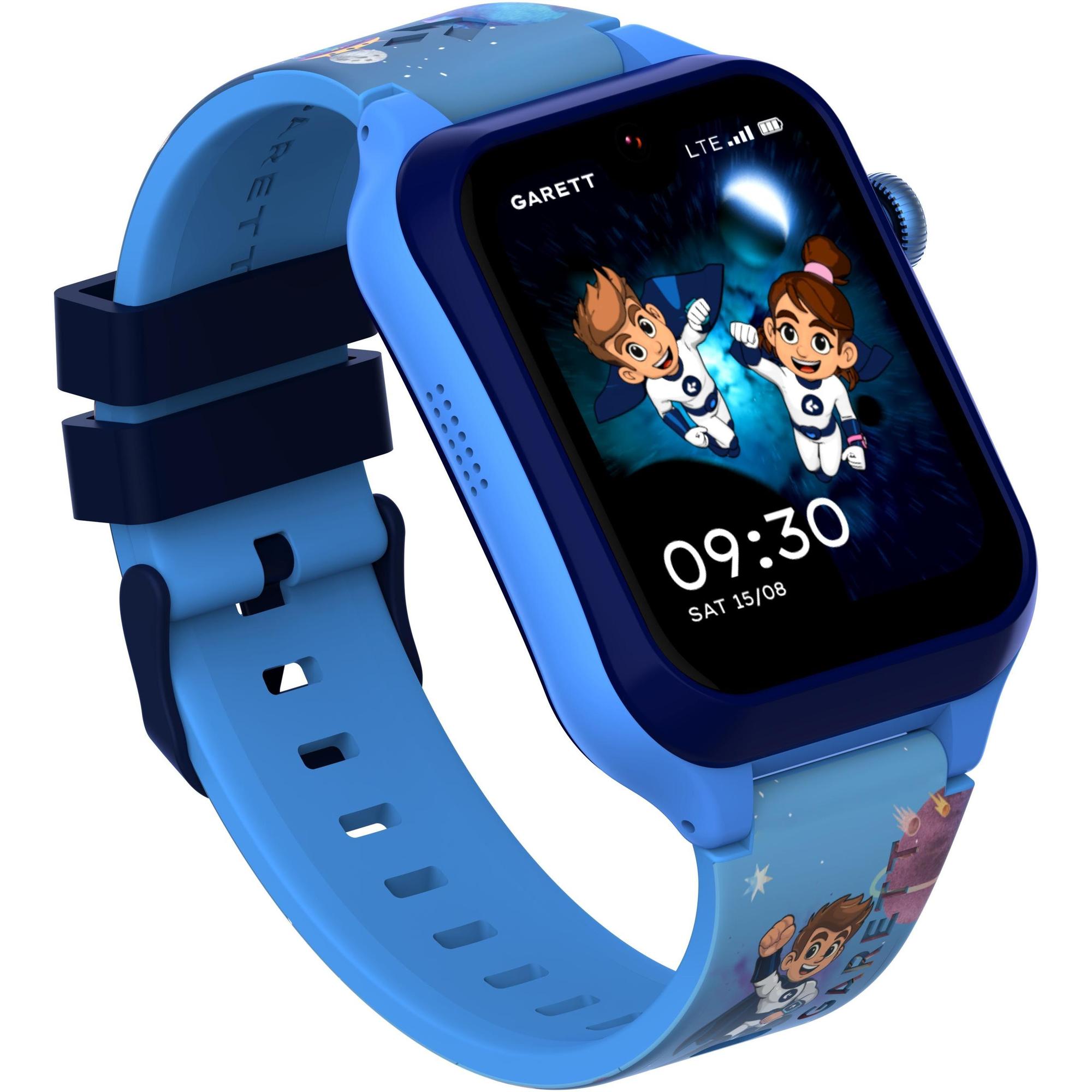 Garett 5904238487273-PAY Smartwatch Garett Kids Essa 2 AI 4G Niebieski zestaw z Paskiem Garett Pay zegarek Dla dzieci