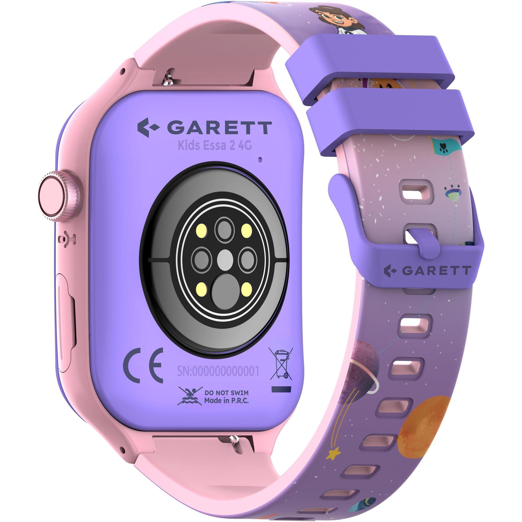 Garett 5904238487280-PAY zegarek różowy Dla dzieci pasek
