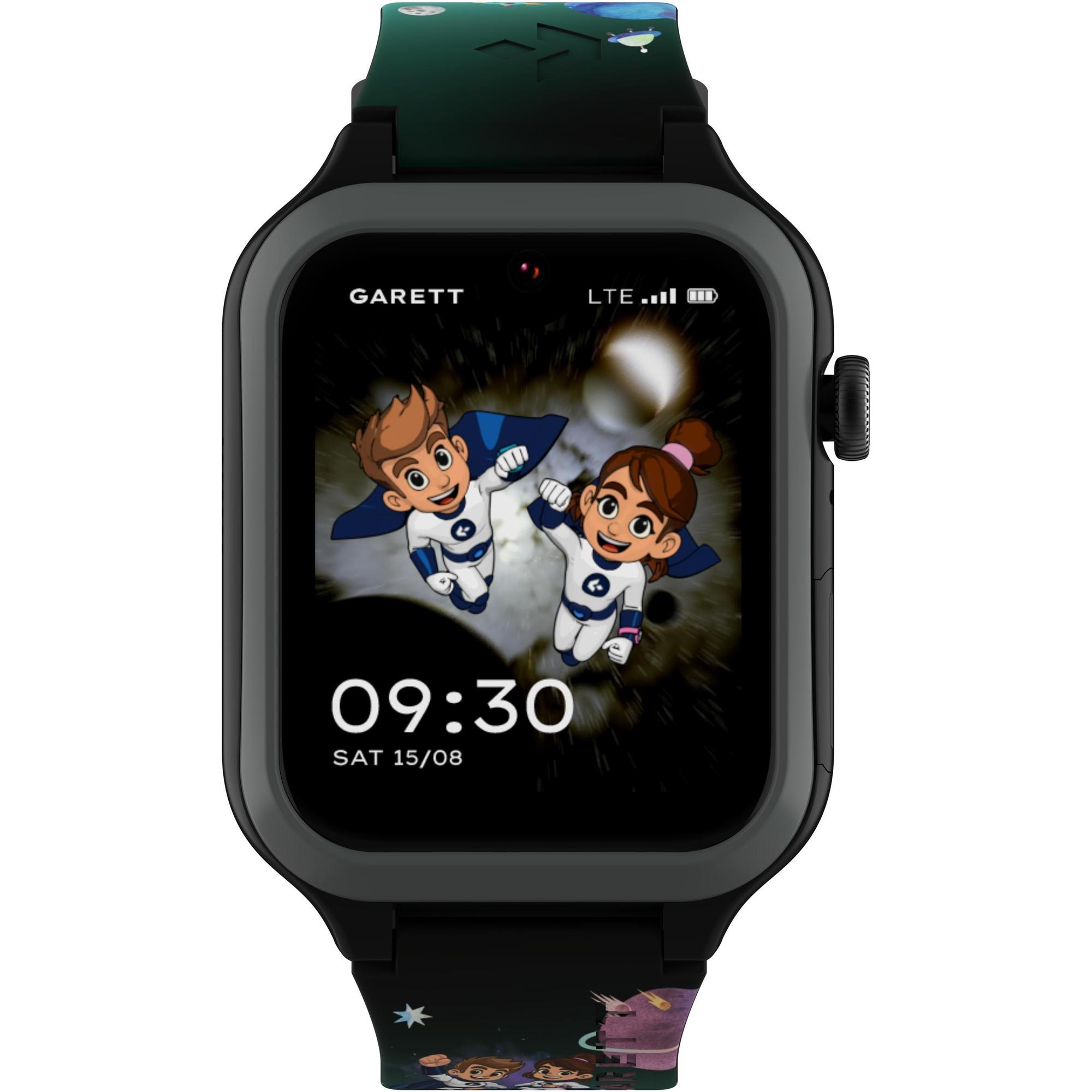 Garett 5904238487327-PAY zegarek czarny Dla dzieci pasek